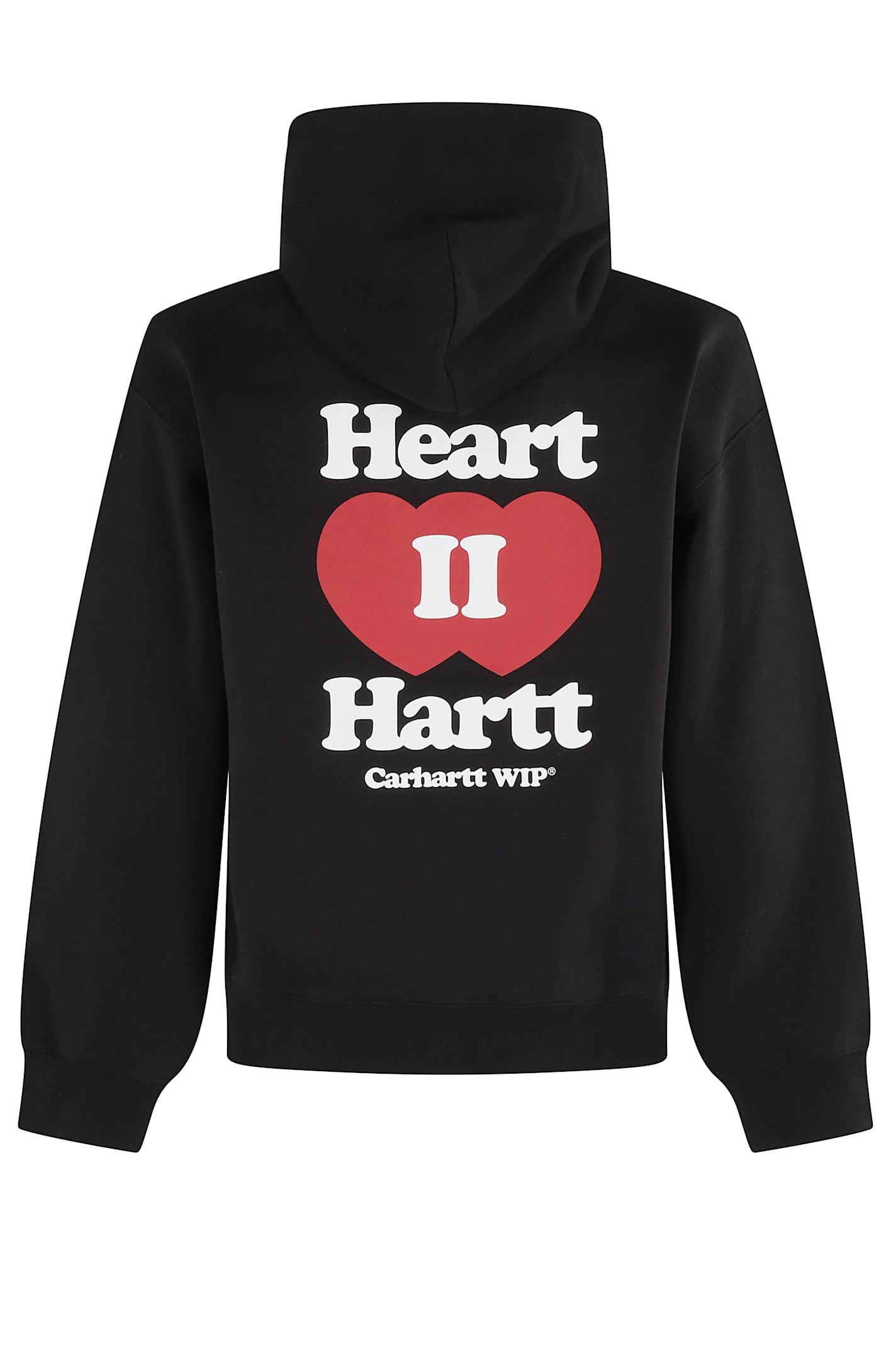 Carhartt Hooded Heart Ii Hartt Sweat Jacket In Black