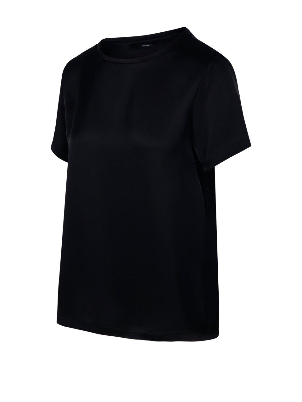 Shop 's Max Mara Crewneck Short-sleeved T-shirt In Black