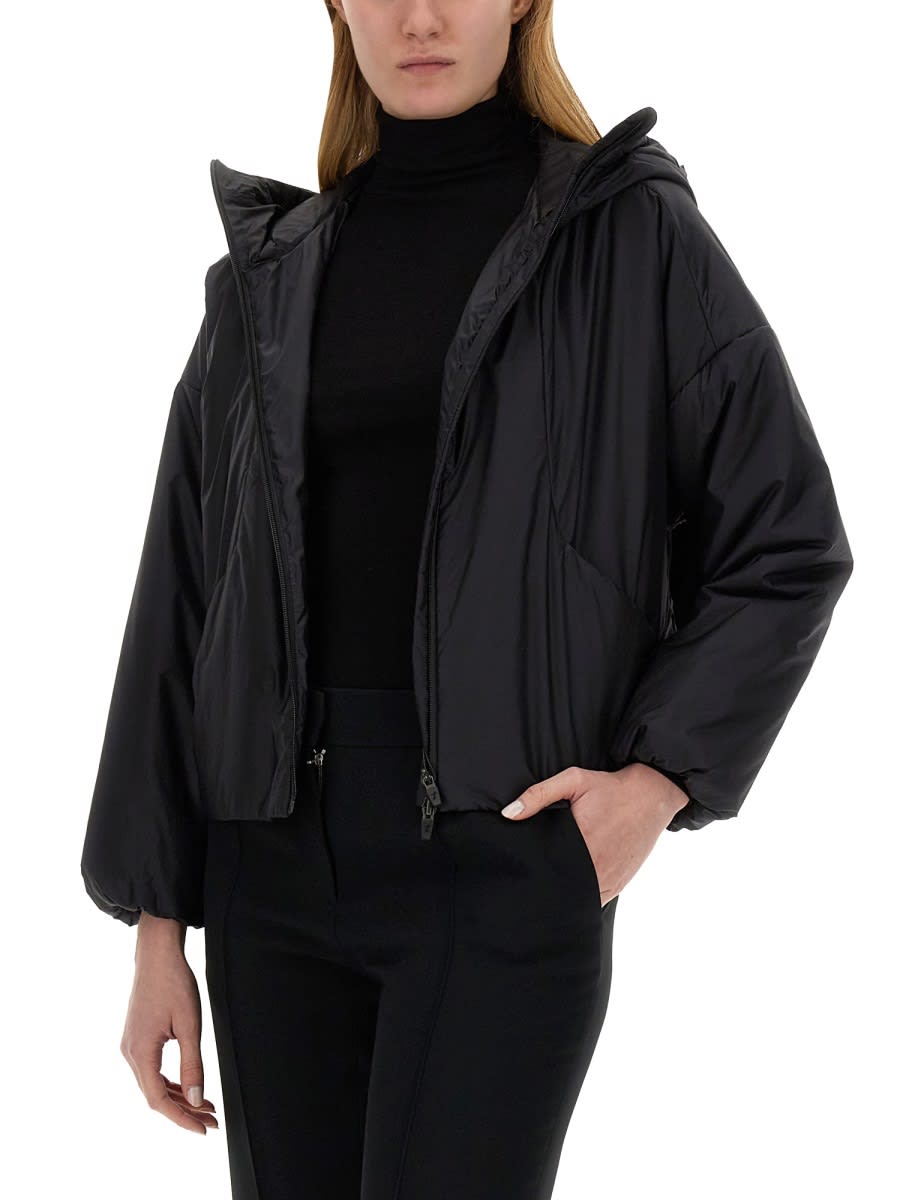 Shop Herno Nylon Jacket In Black