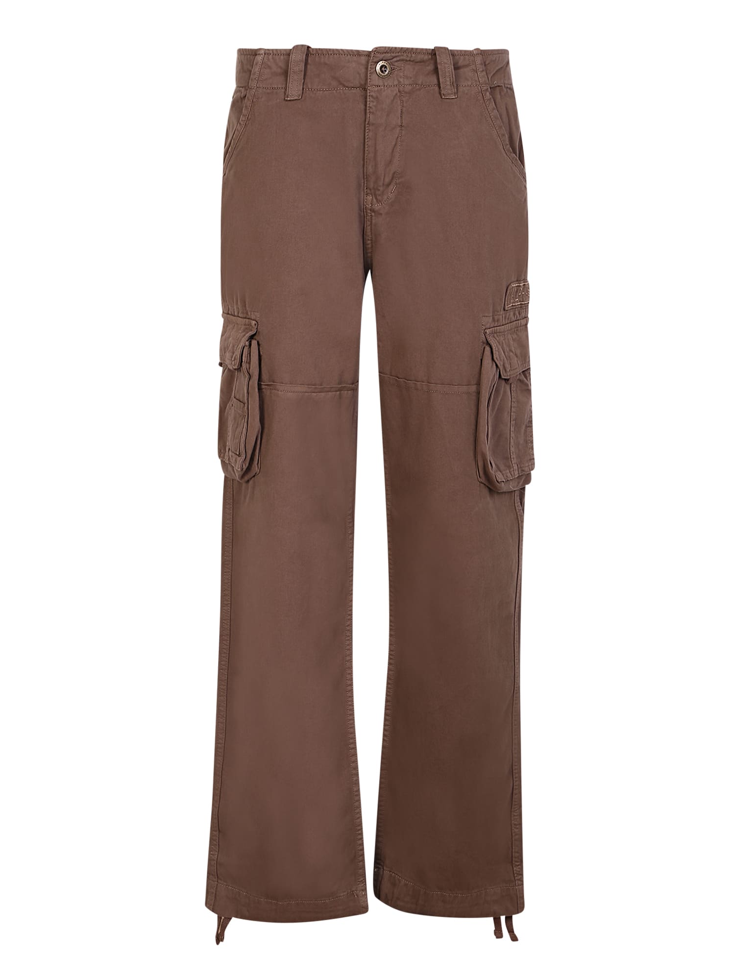 ALPHA INDUSTRIES BROWN CARGO TROUSERS