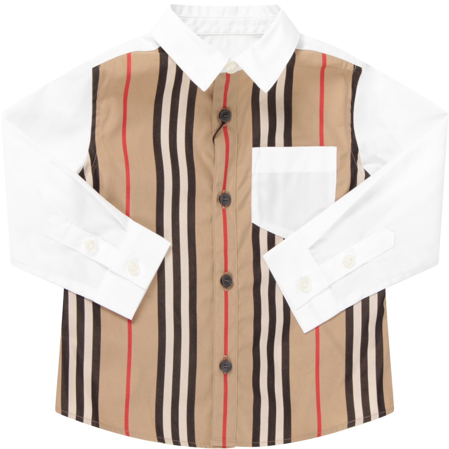 baby boy burberry white shirt