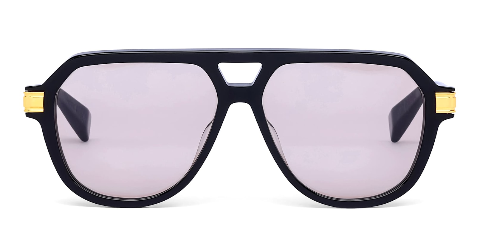 Balmain Geometric-frame Sunglasses In Blue