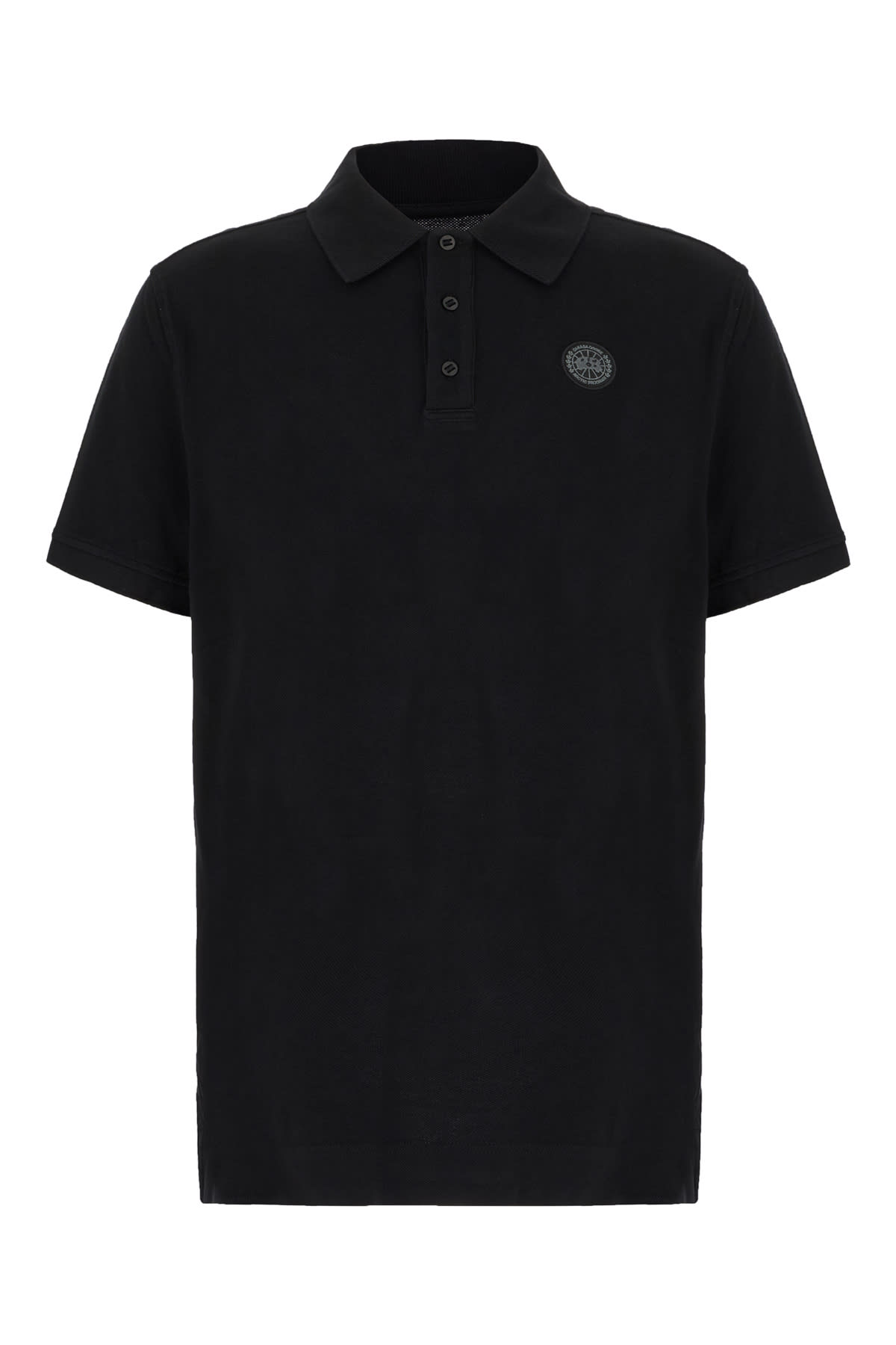 Black Piquet Polo Shirt