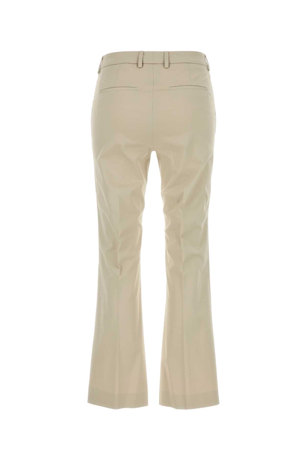 Pt Torino Tailored Flared Trousers In Sabbia