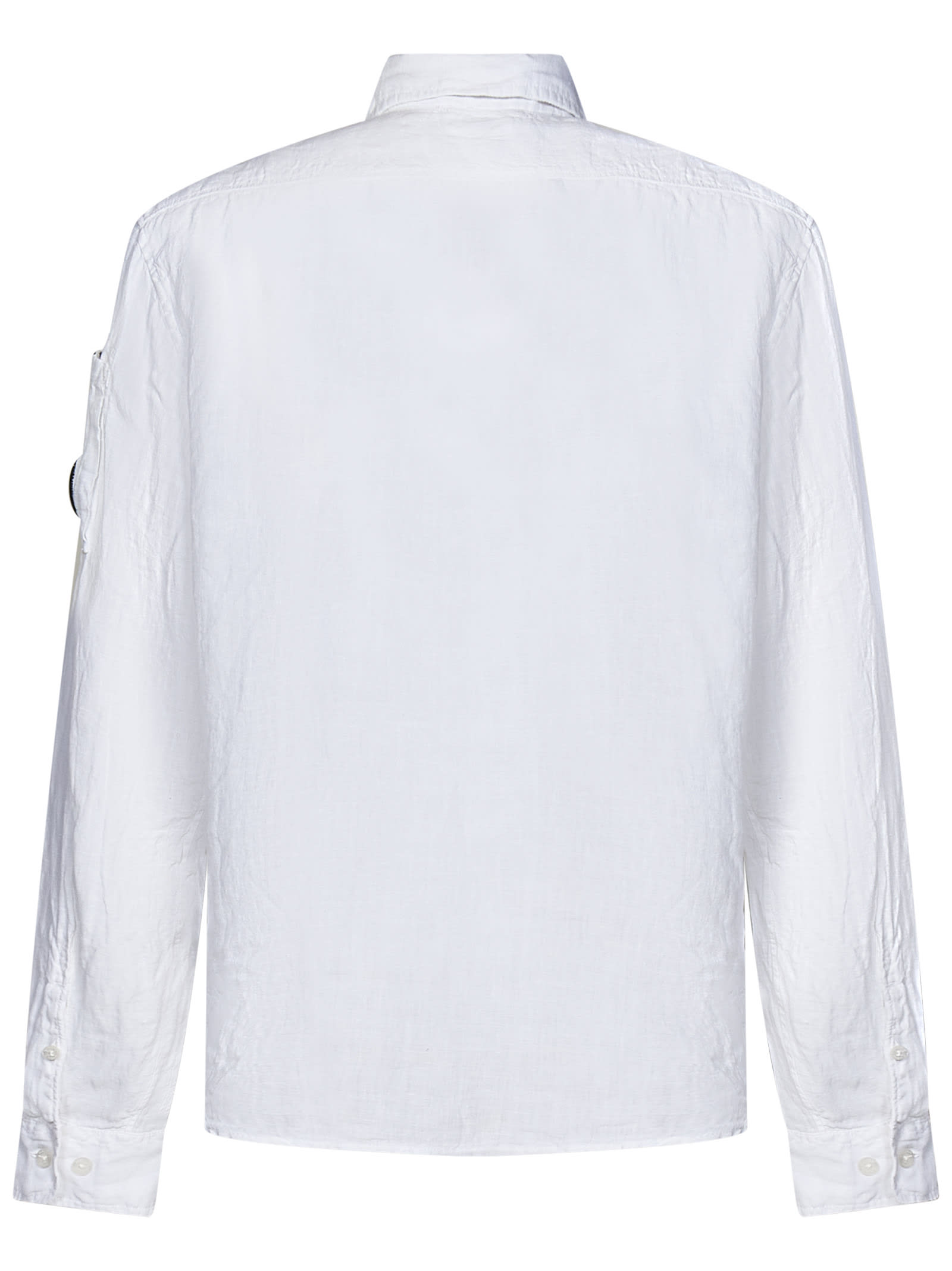 Shop C.p. Company Shirt In Bianco