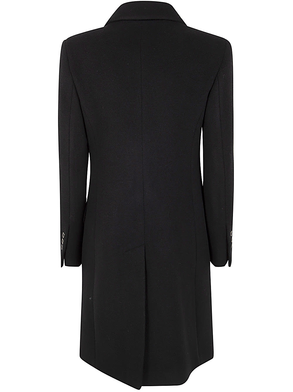 Shop Seventy Single Breasted Coat In Black