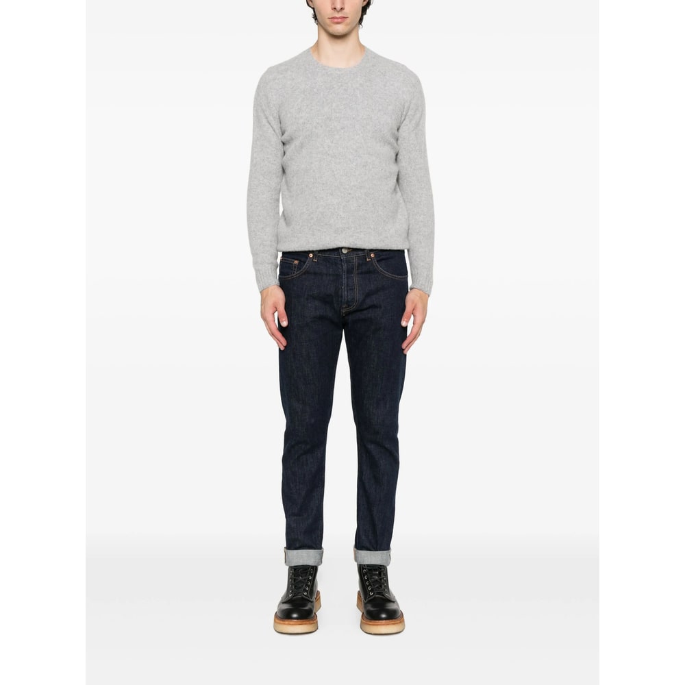 Dondup 'icon' Regular-fit Blue Jeans In Blue