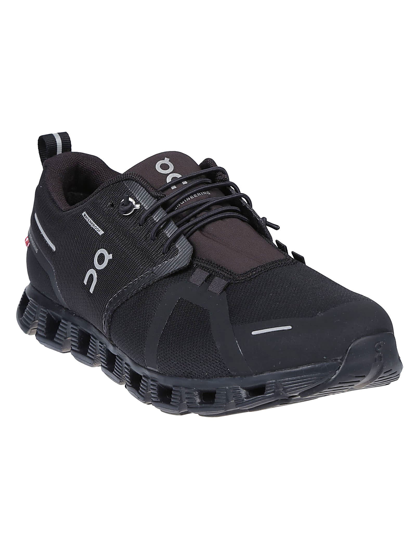 Shop On Cloud 5 Waterproof Sneakers In All Black