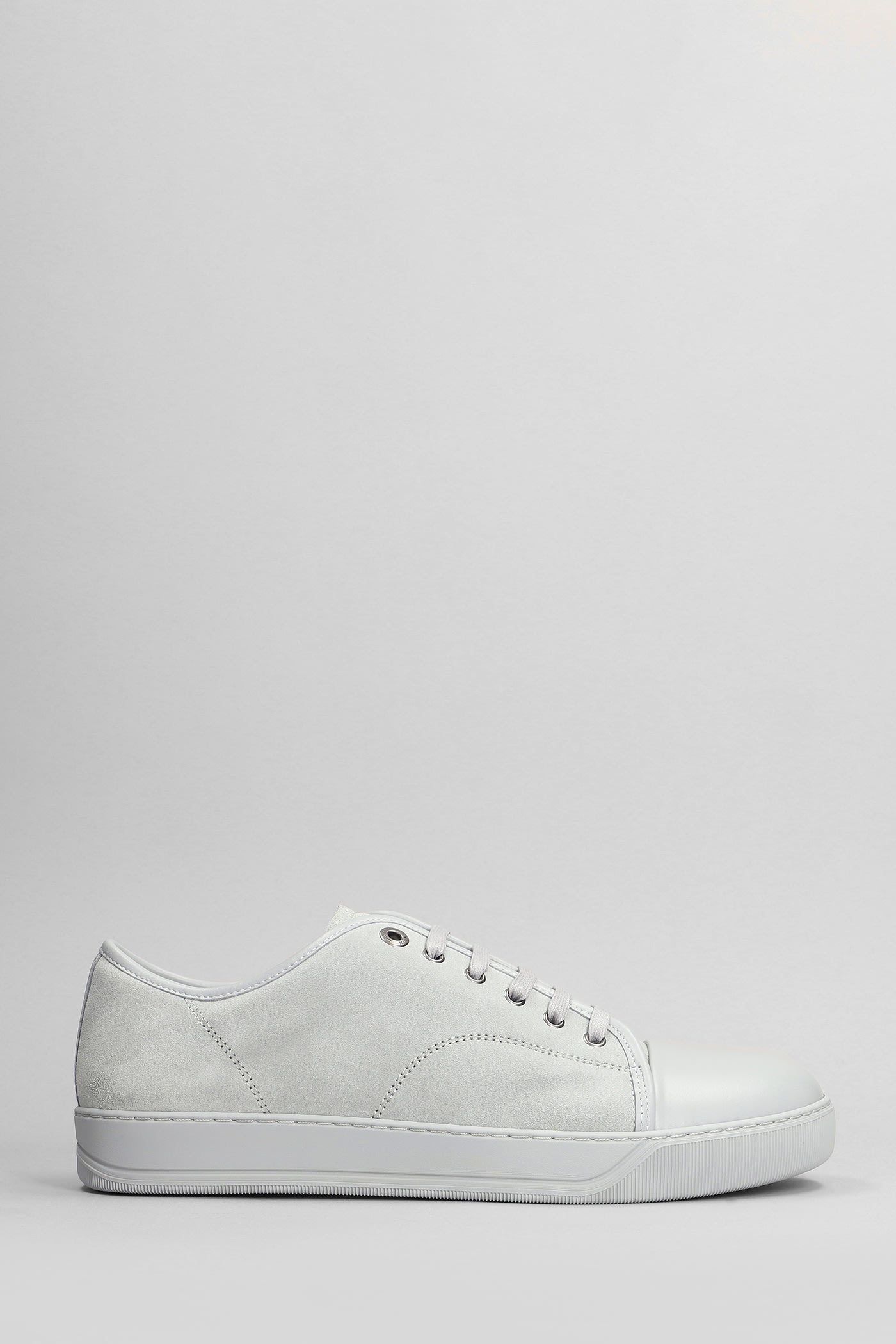 Lanvin Dbb1 Sneakers In Grey Suede In Gray
