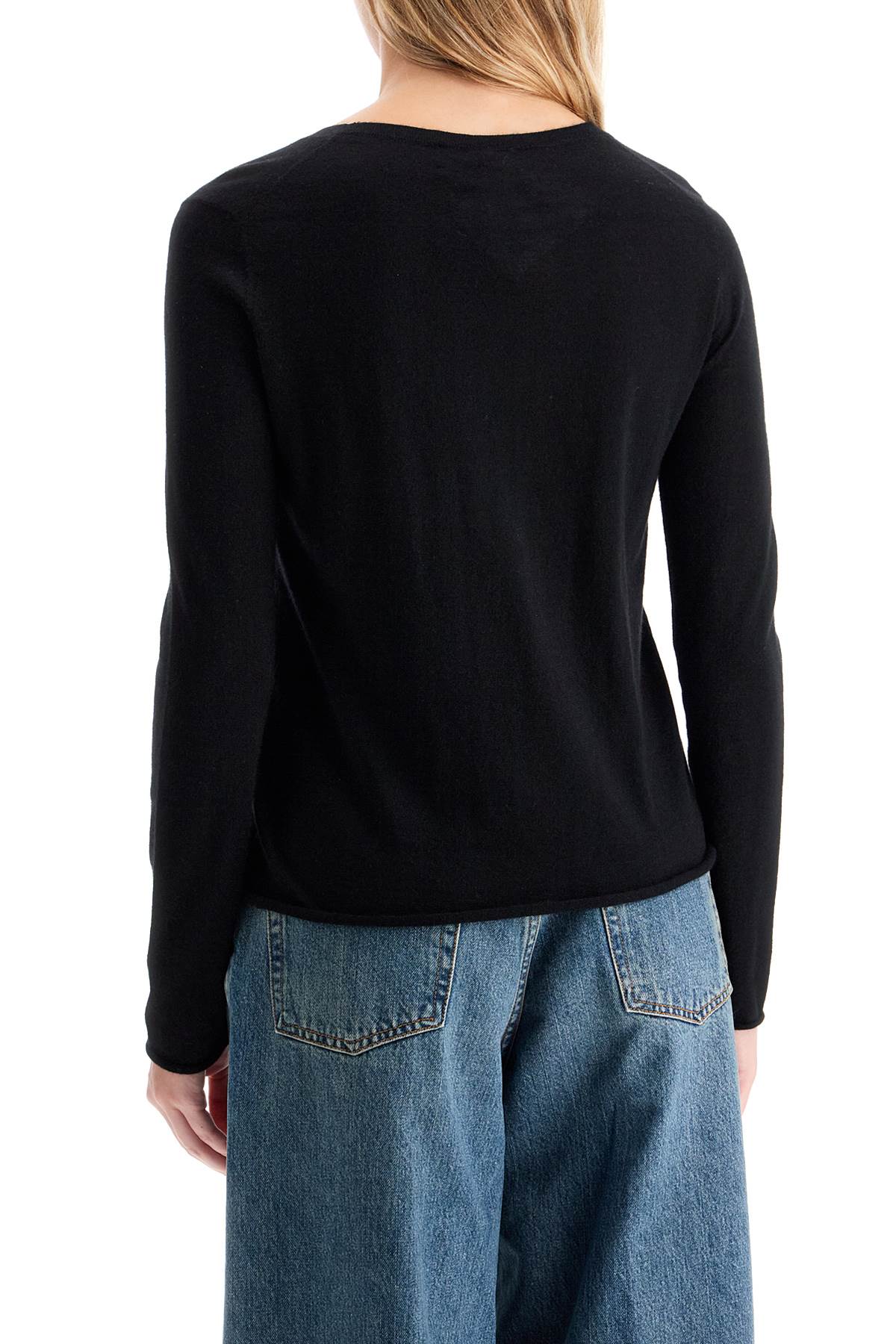 Shop Lisa Yang Cashmere Alba Pullover In Black (black)