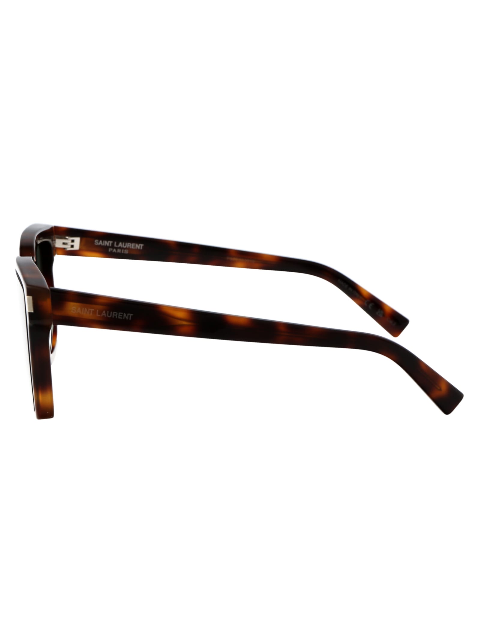 Saint Laurent Sl 610 Sunglasses In 003 Havana Havana Green