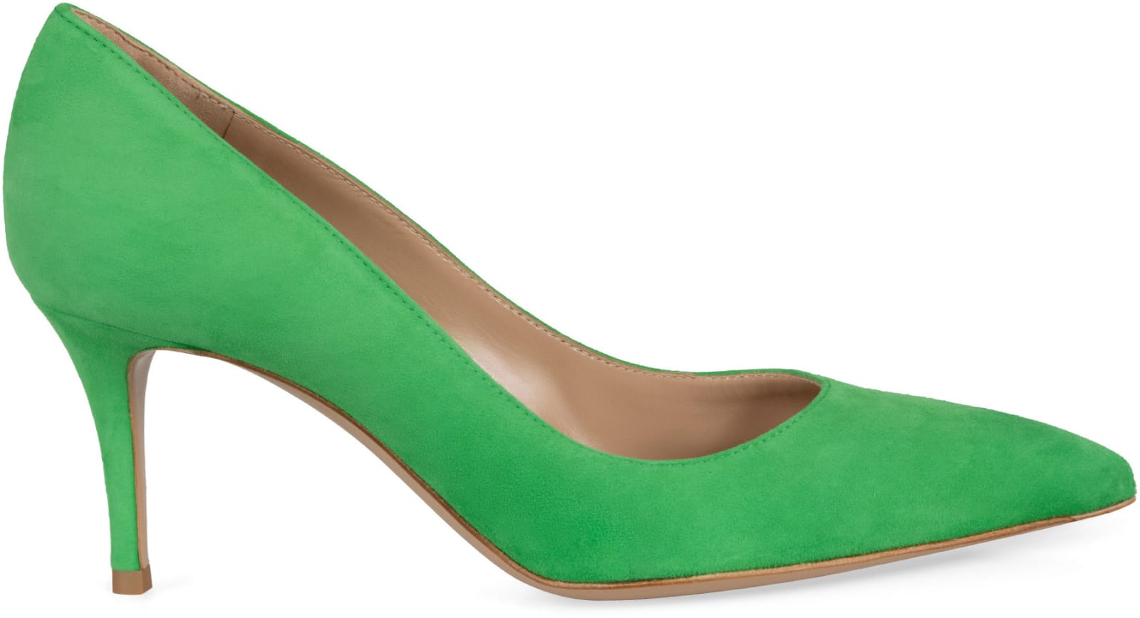 Shop Gianvito Rossi Suede Pumps In Green