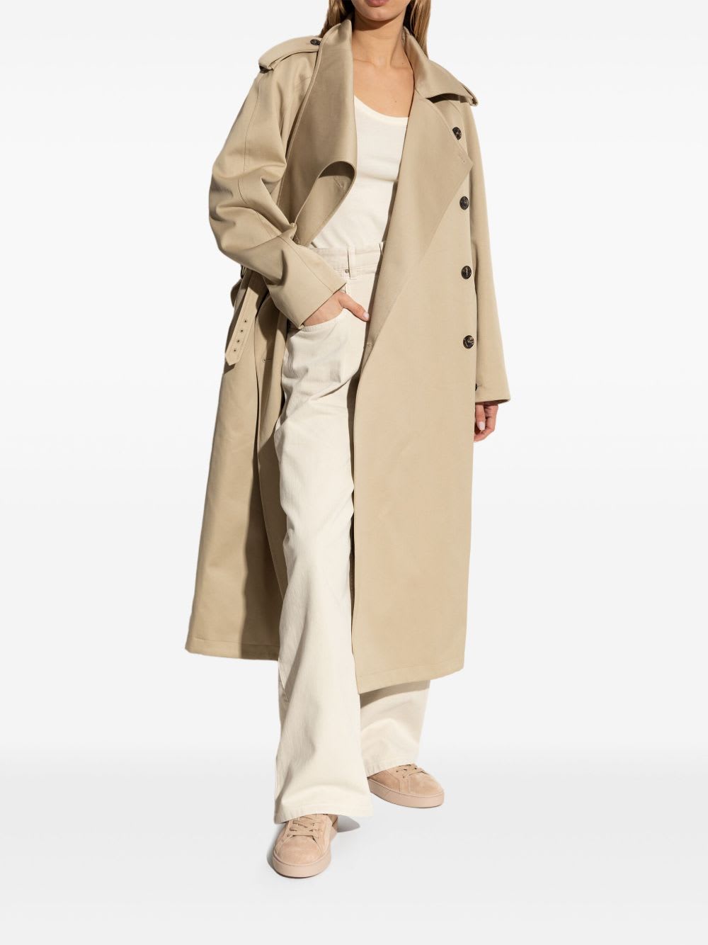 Tod's Tods Suede Sneakers In Neutral