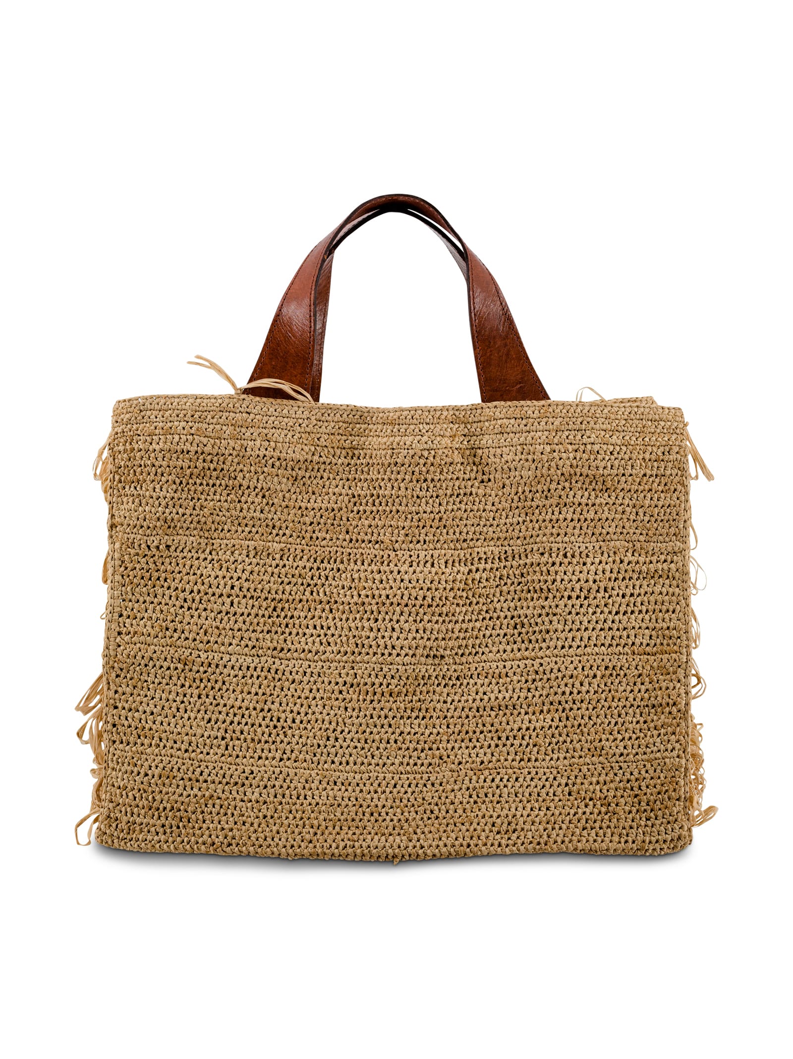 Onja Woven Fringed Tote Bag