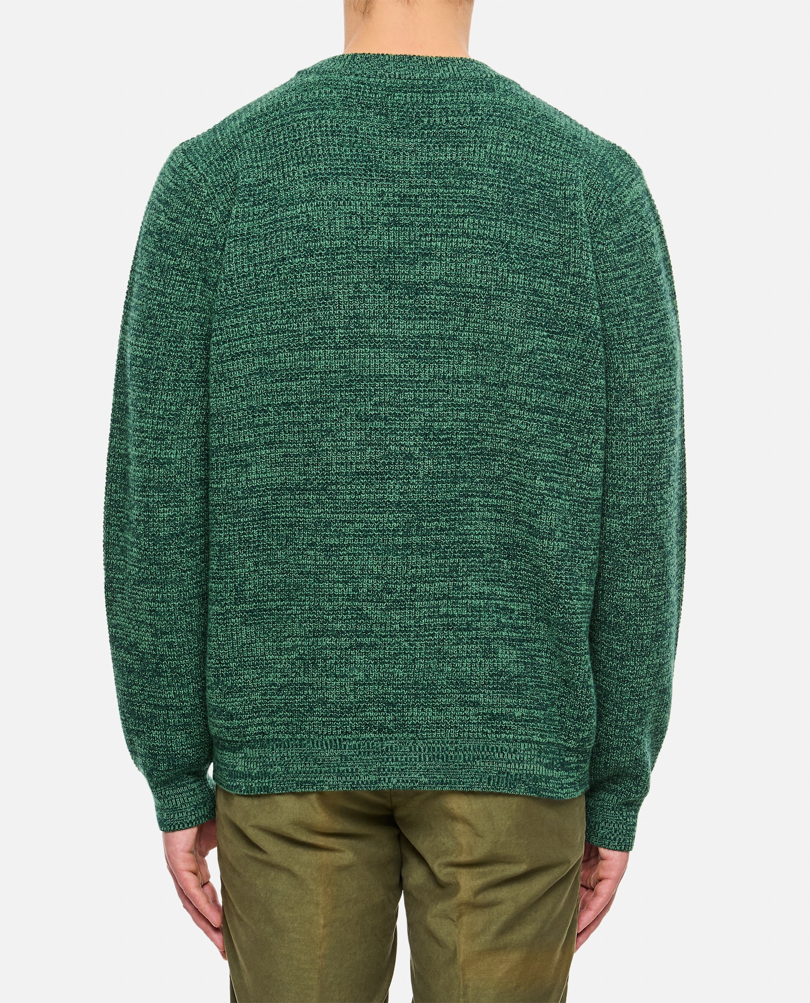 Shop Maison Kitsuné Maison Kitsune Handwriting Comfort Cardigan In Green