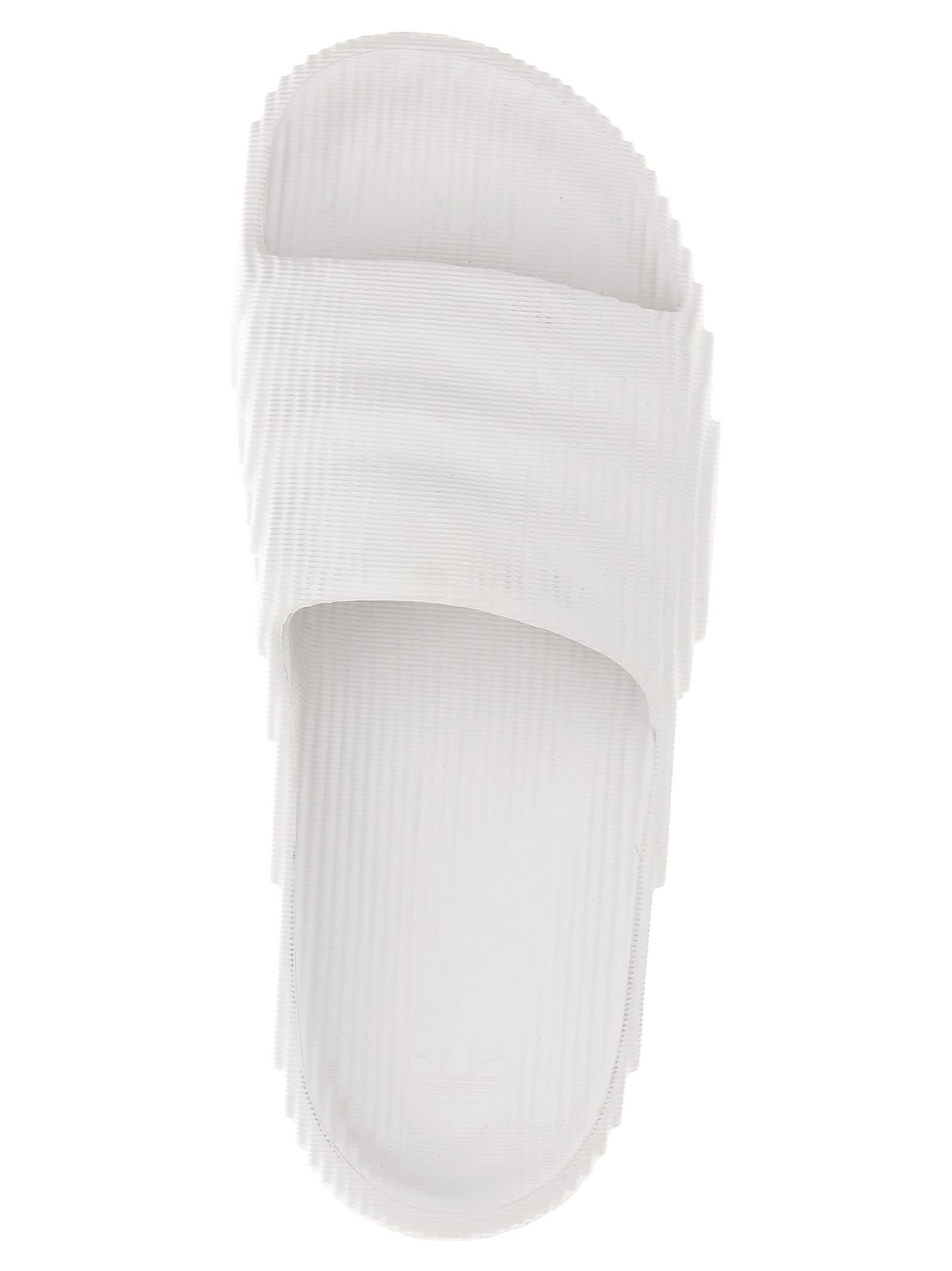 Adidas Originals Adilette 22 Slip-on Slides In White