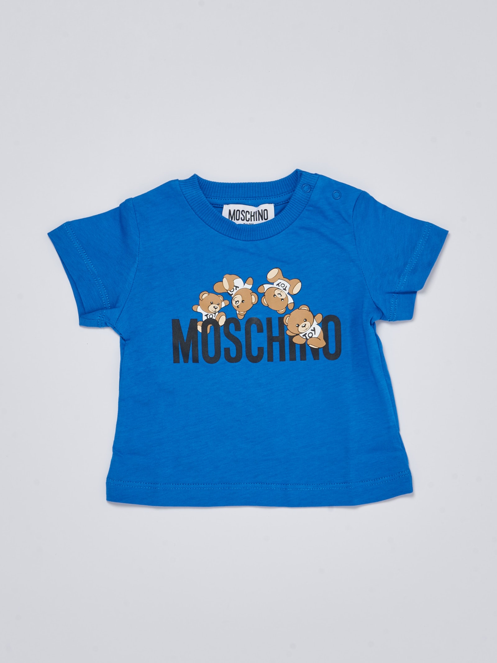 Shop Moschino T-shirt T-shirt In Blu