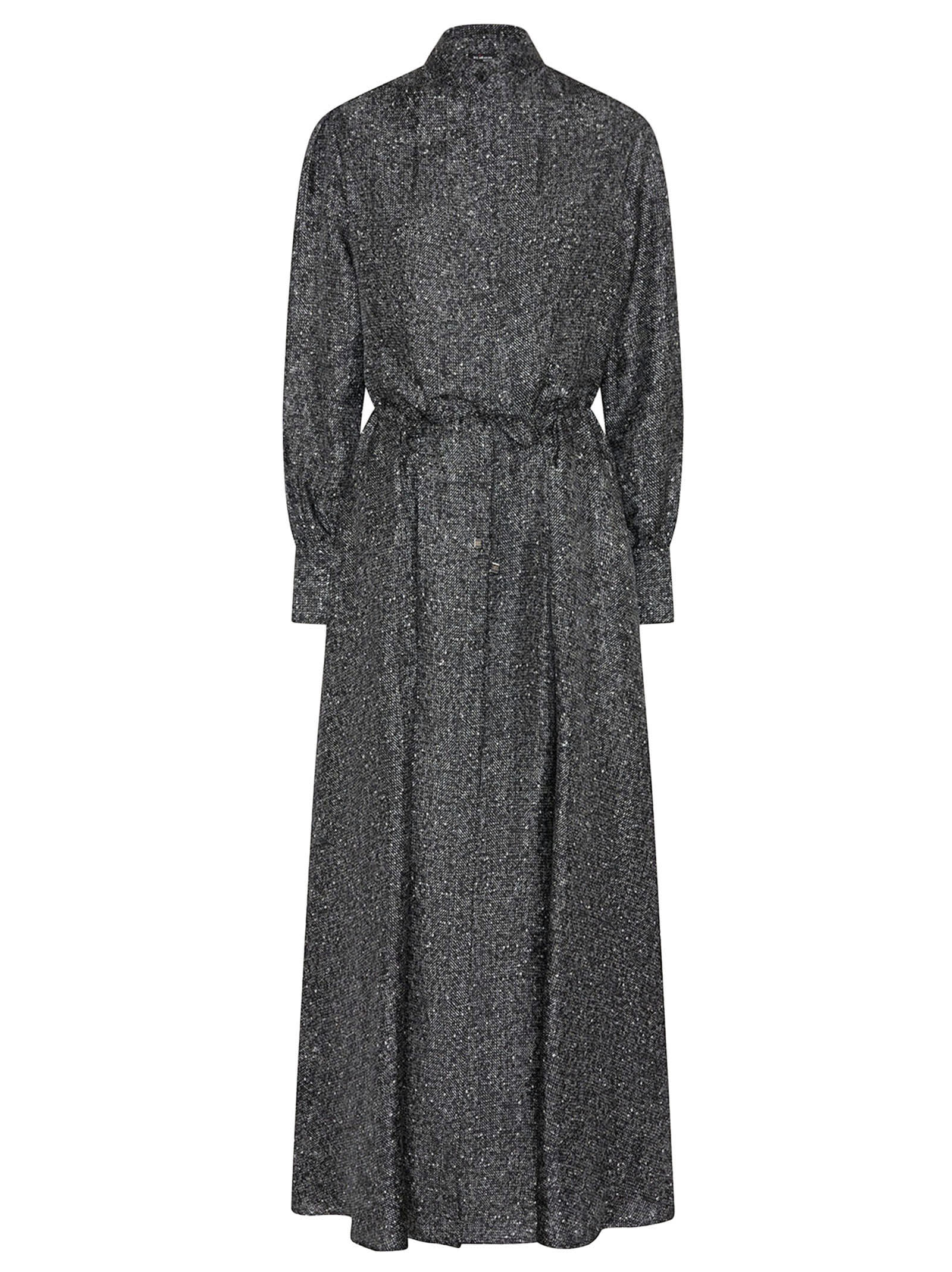 Shop Kiton Dress Silk In Black