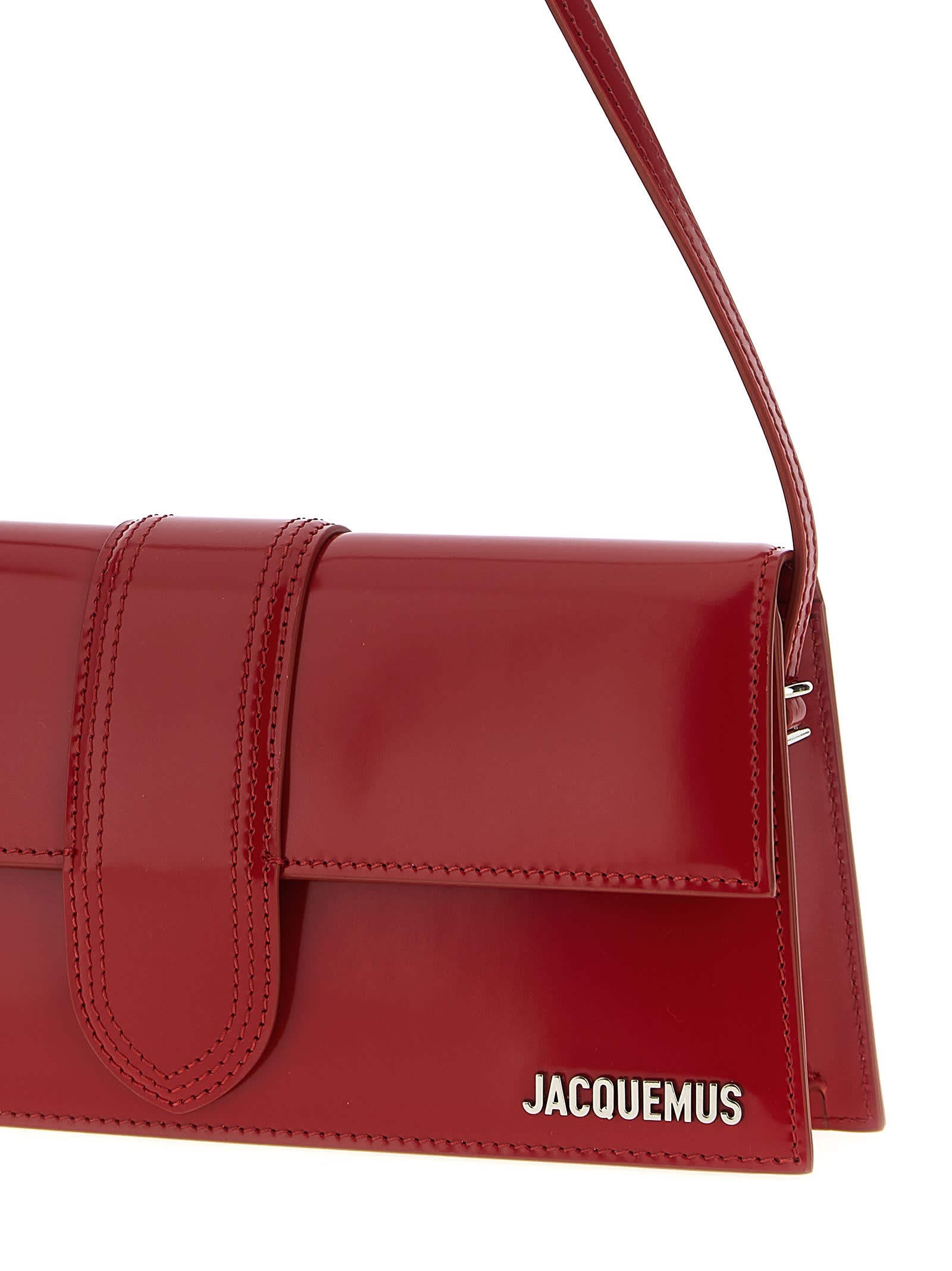 Jacquemus Le Bambino Long Shoulder Bag In Red