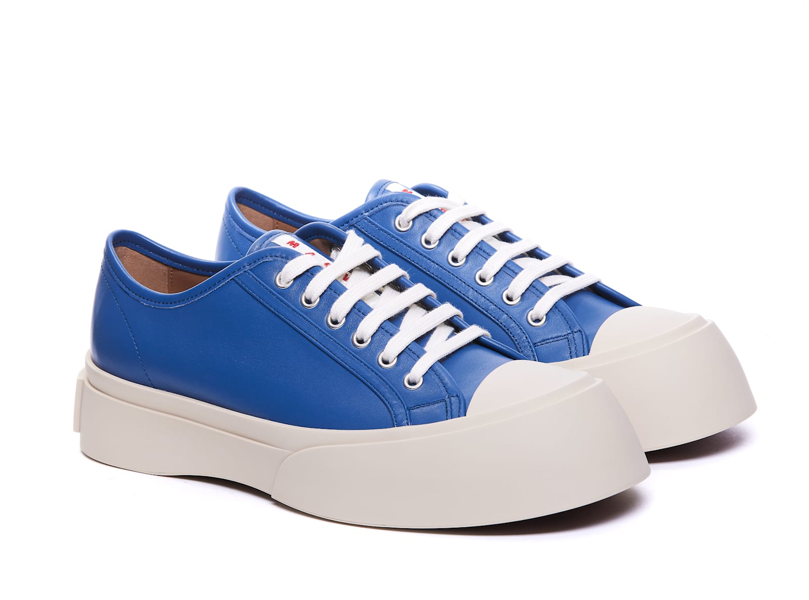 Shop Marni Pablo Sneakers In Blue Lilac