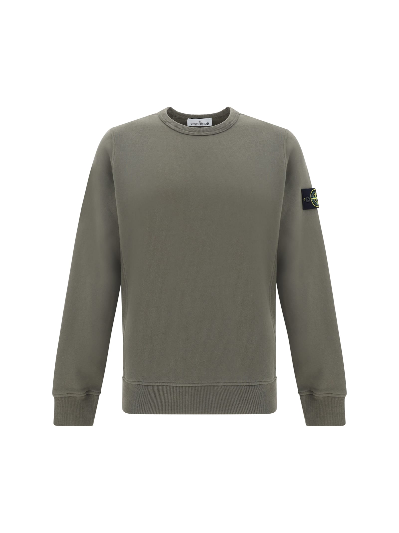 Shop Stone Island Sweatshirt In Walnut