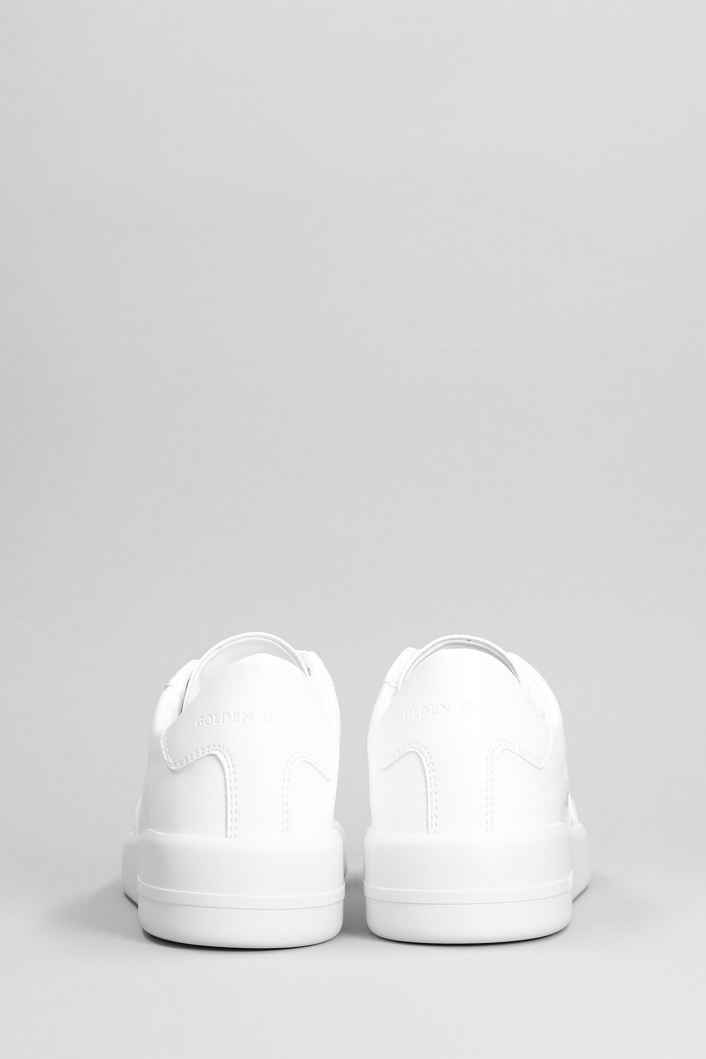 Golden Goose Purestar Sneaker With Logo In White