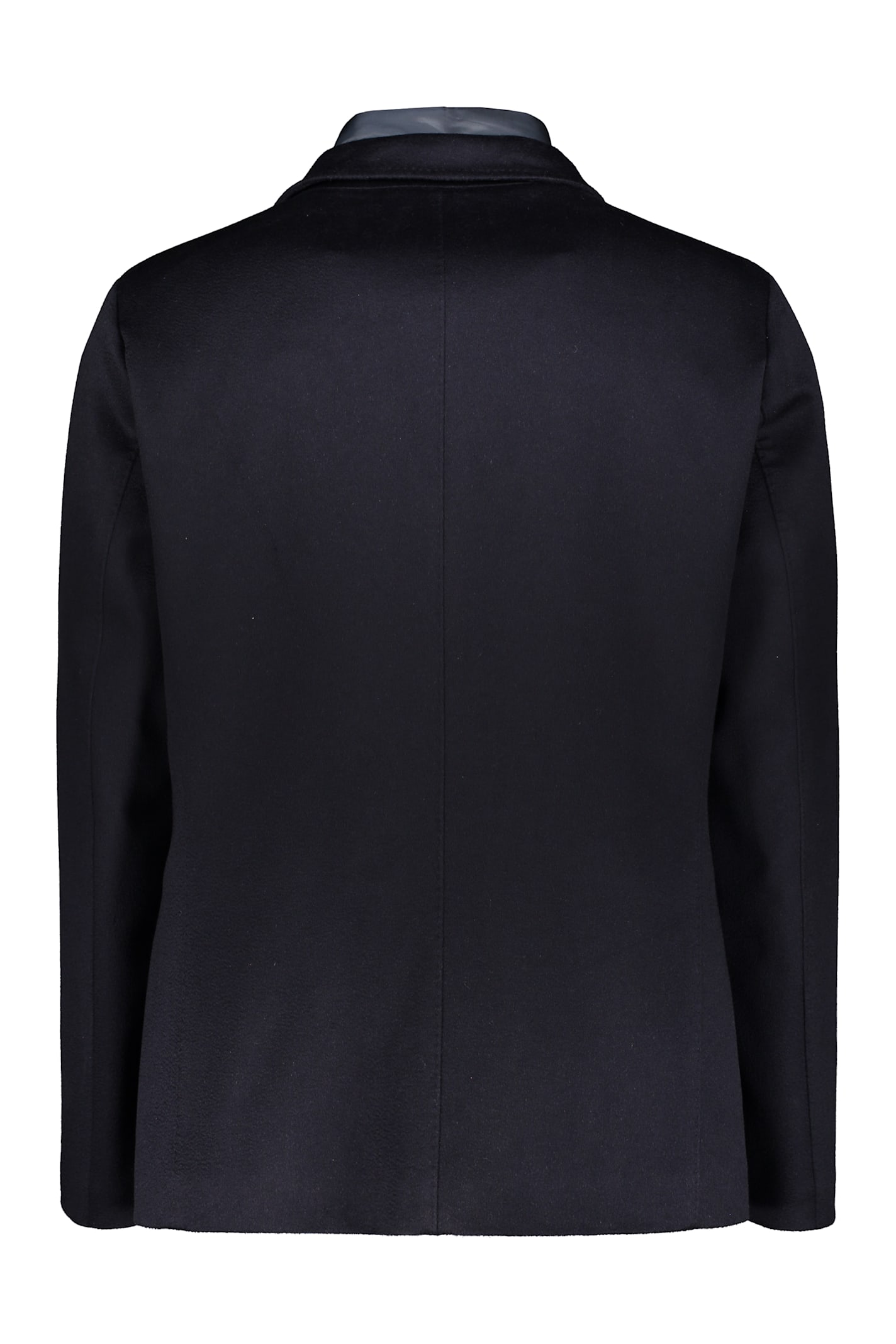 Herno Cashmere Coat In Blue