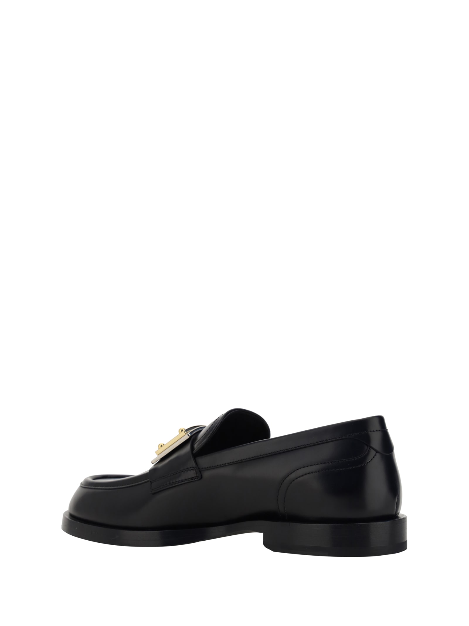 Shop Dolce & Gabbana Loafers In Black