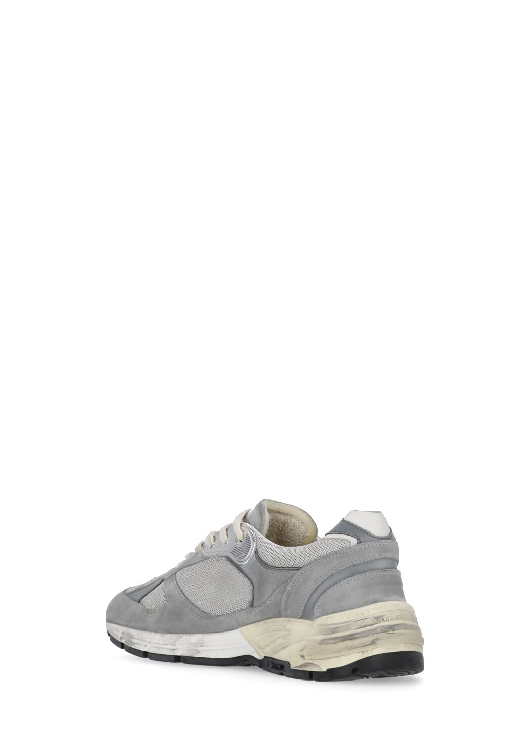 Shop Golden Goose Running Dad Sneakers In Grey