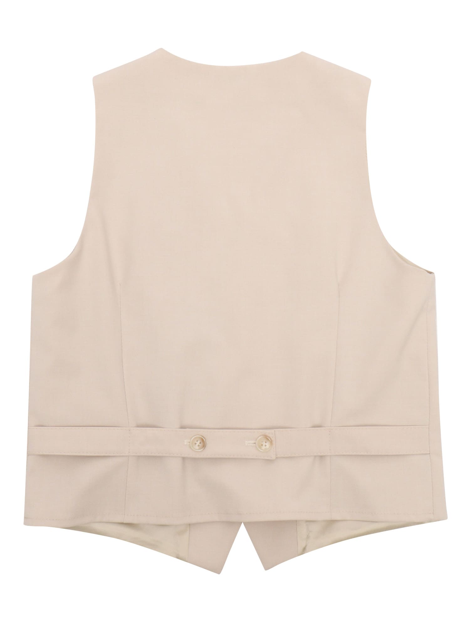Paolo Pecora Beige Waistcoat In Beige