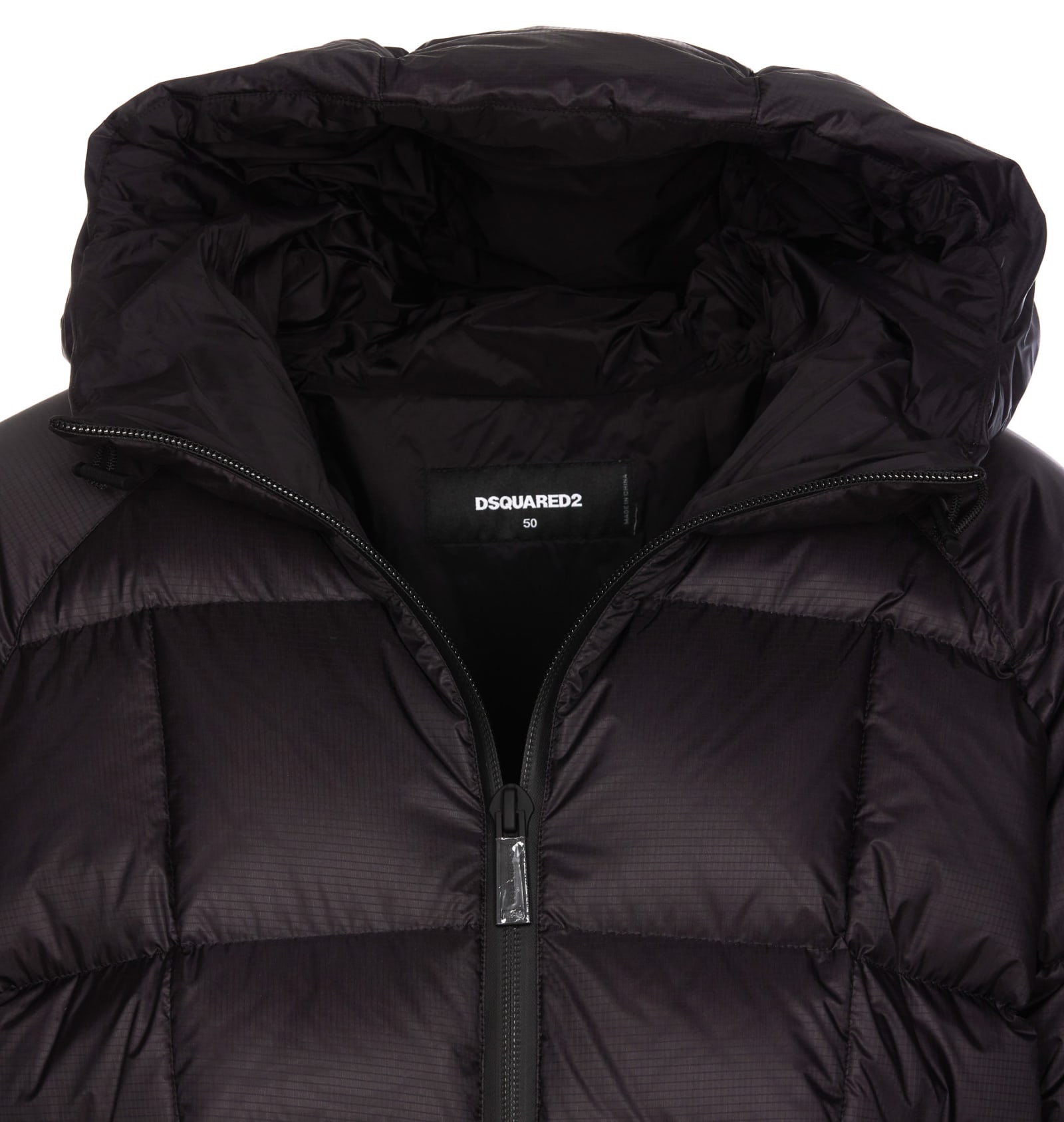 Shop Dsquared2 Down Jacket In Nero