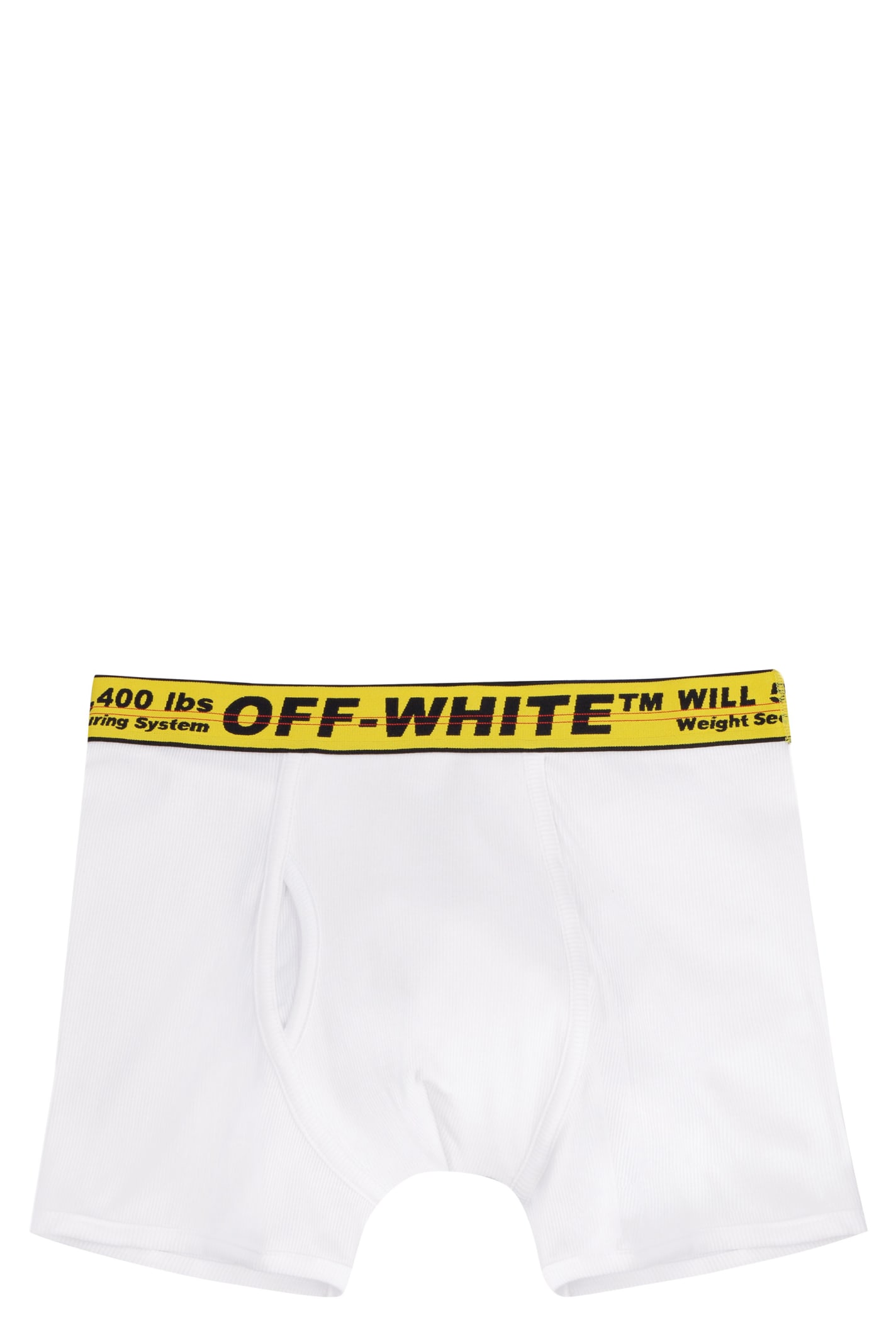 Off-White Logo Print Cotton Trunks