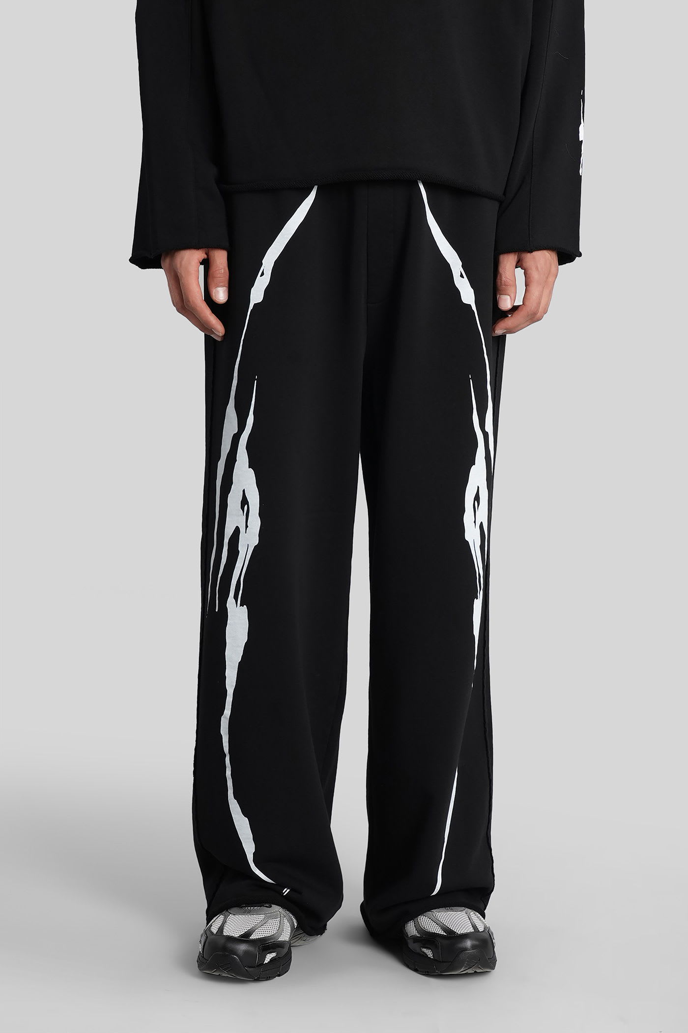 44 Label Group Elastic Waist Sweatpants In Black
