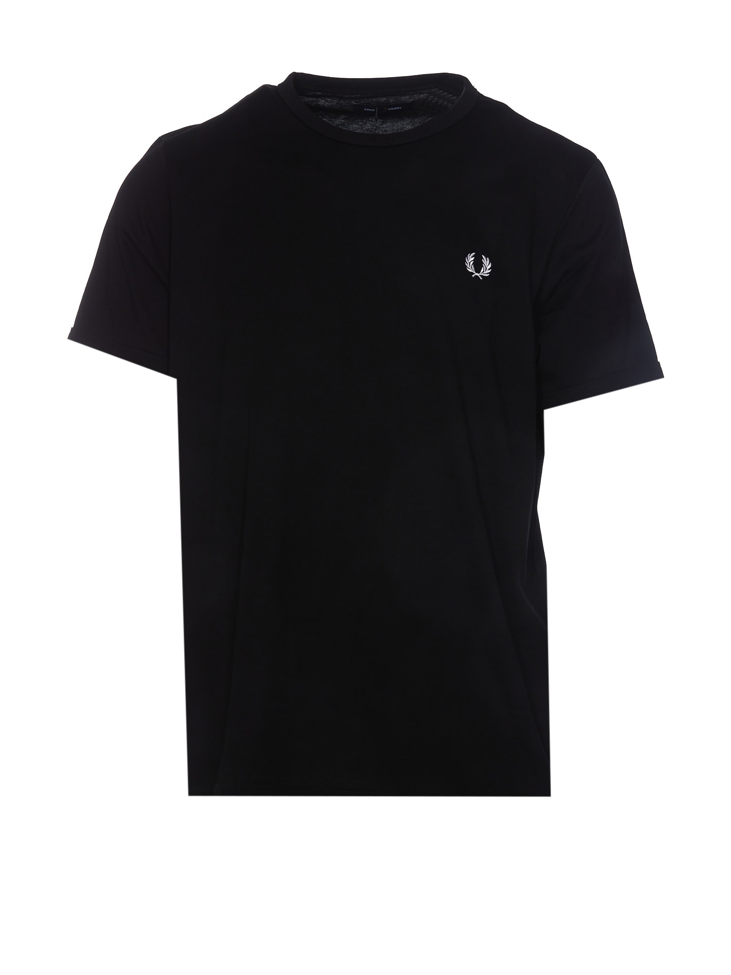 Shop Fred Perry Ringer T-shirt In Black
