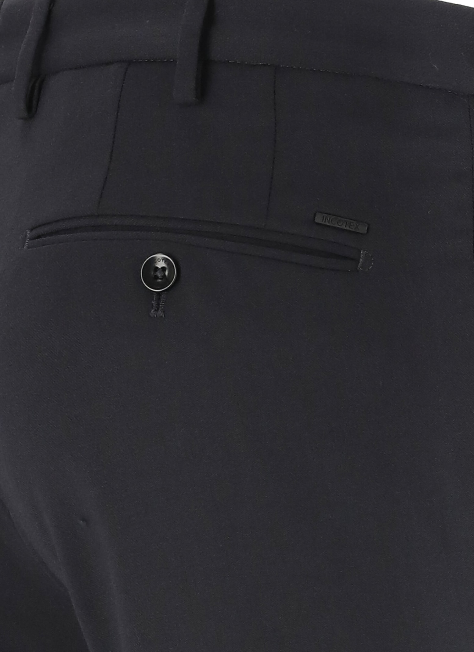 Incotex Pleated Virgin Wool Tailored Trousers