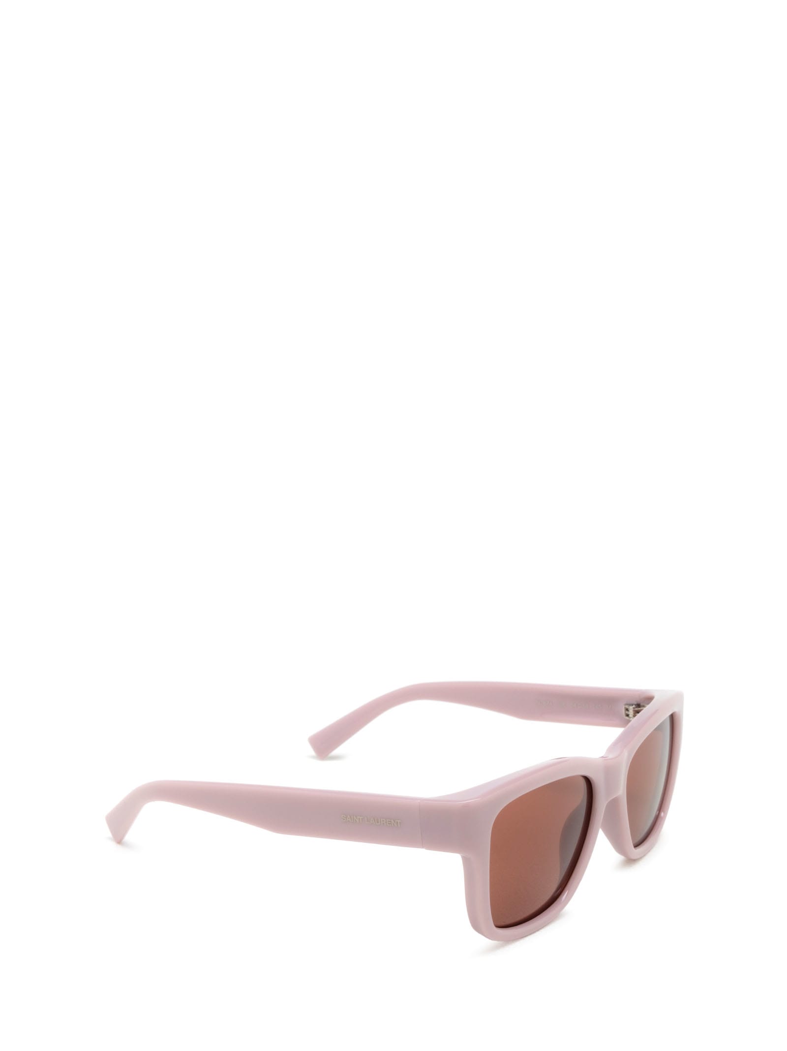 Shop Saint Laurent Sl 674 Pink Sunglasses