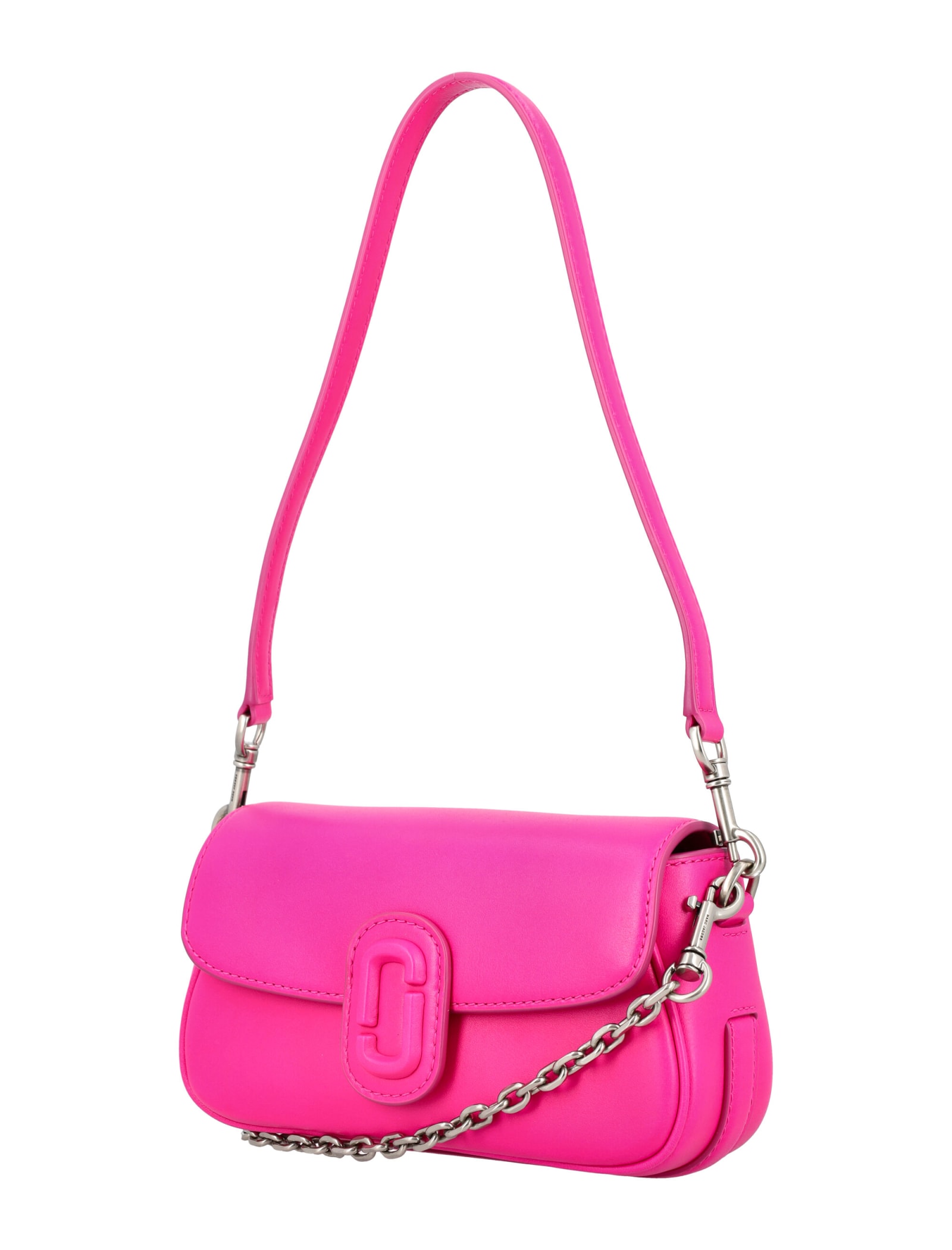 Shop Marc Jacobs The Clover Shoulder Bag In Hot Pink