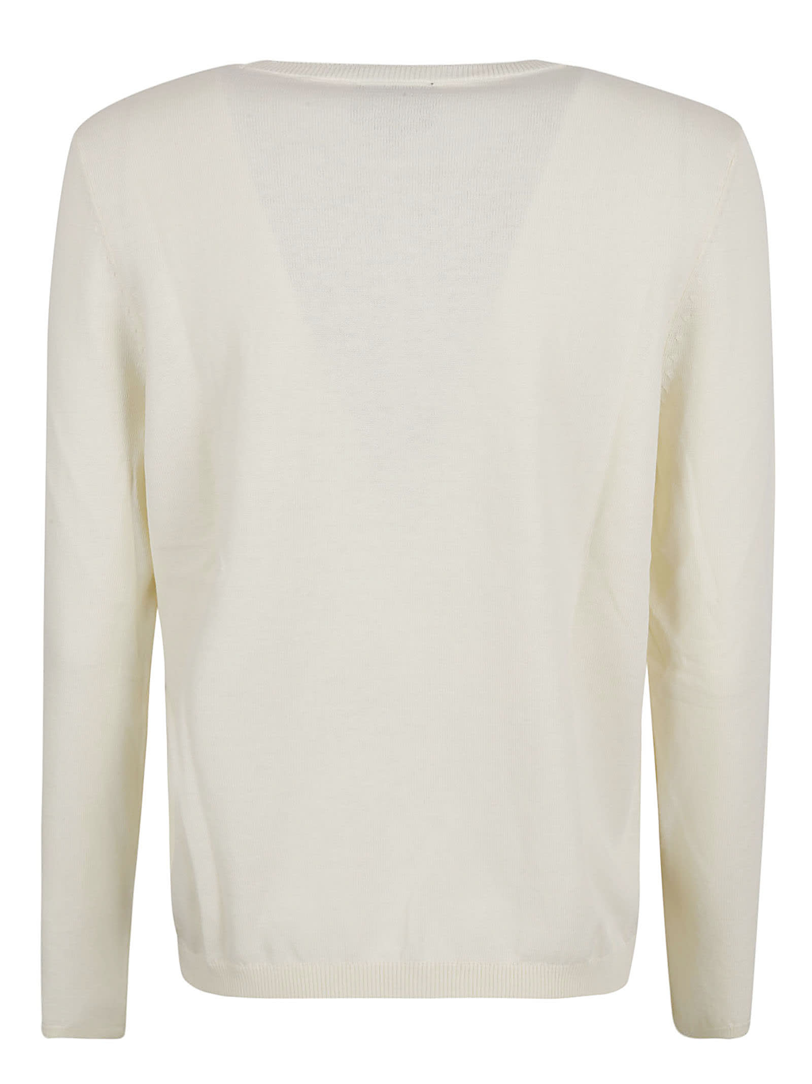 Shop Apc Albane Pullover In Ecru/rouge