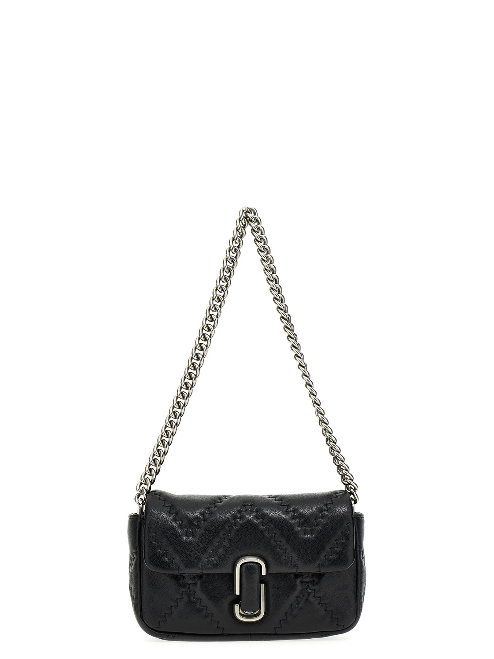 Marc Jacobs The Shounder Shoulder Bag In Black Leather In Black