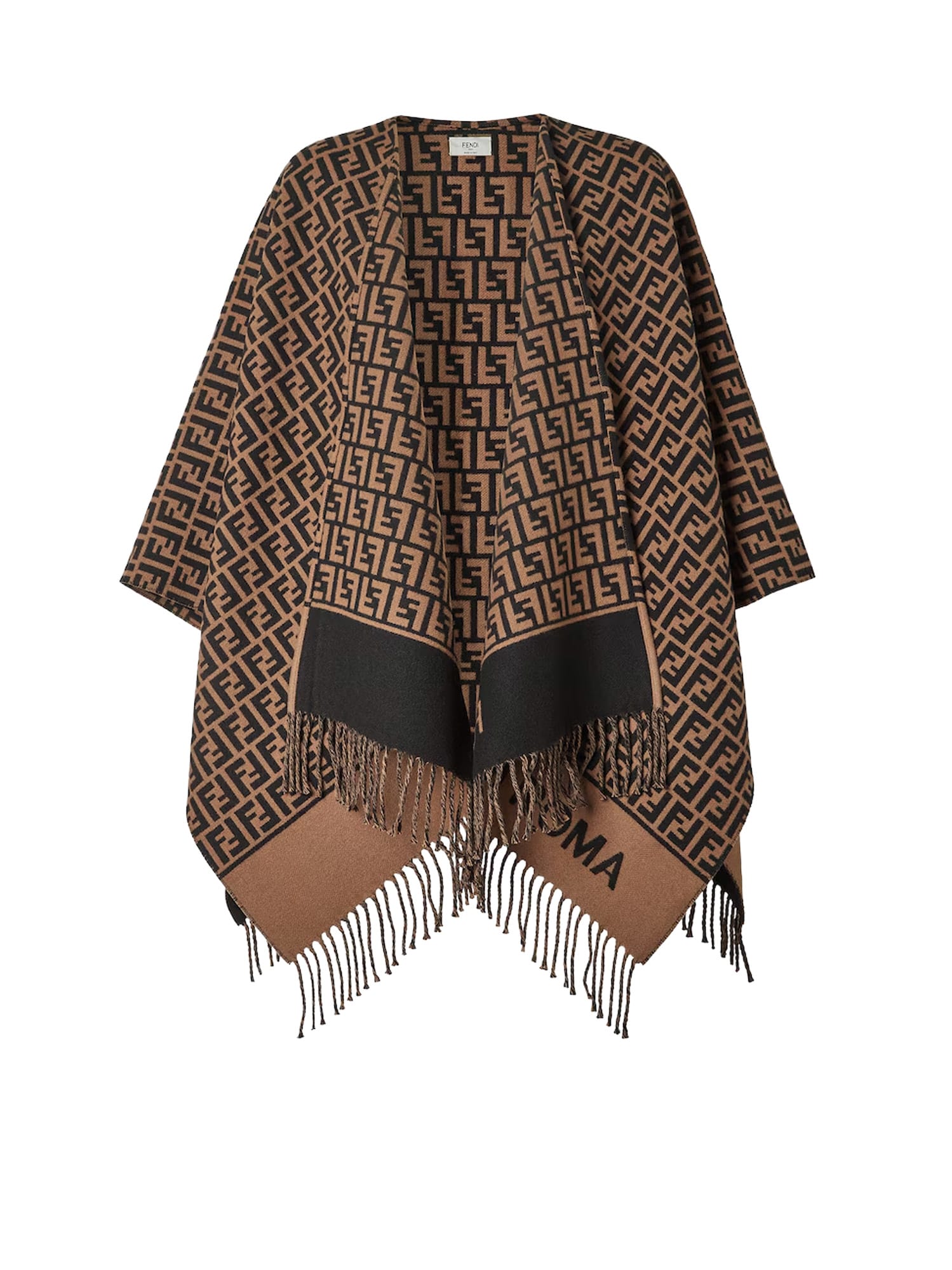 Wool And Cashmere Poncho