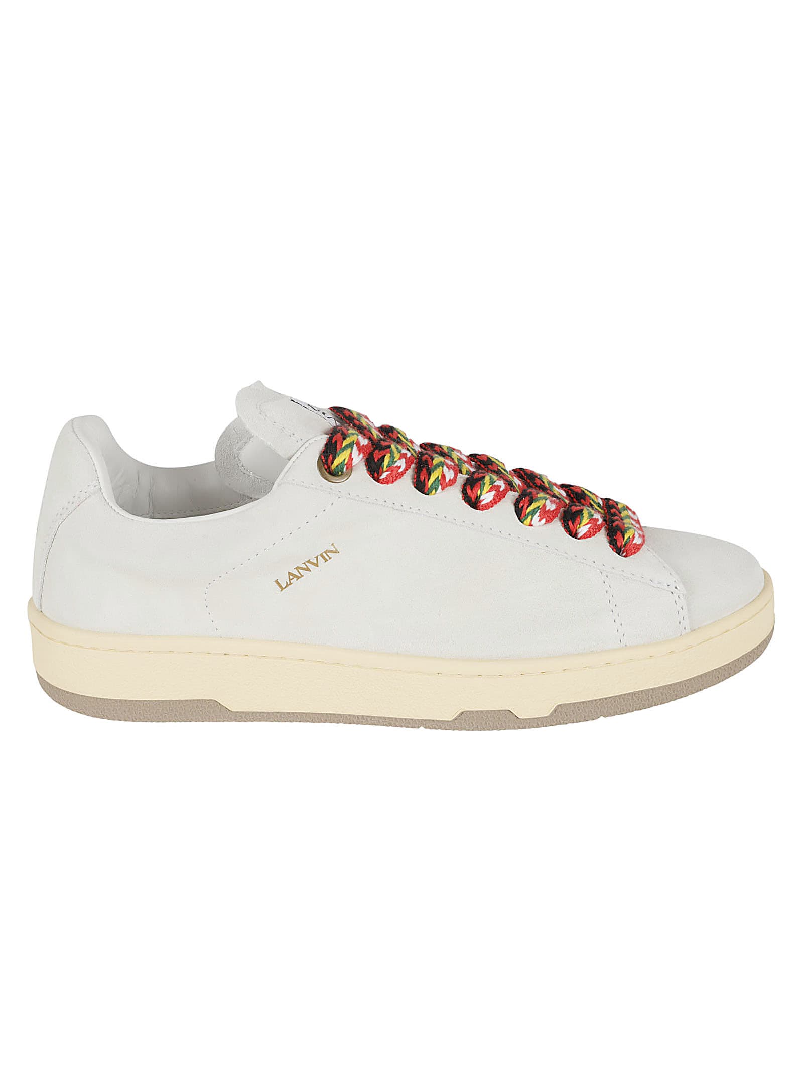 LANVIN LITE CURB LOW-TOP SNEAKERS