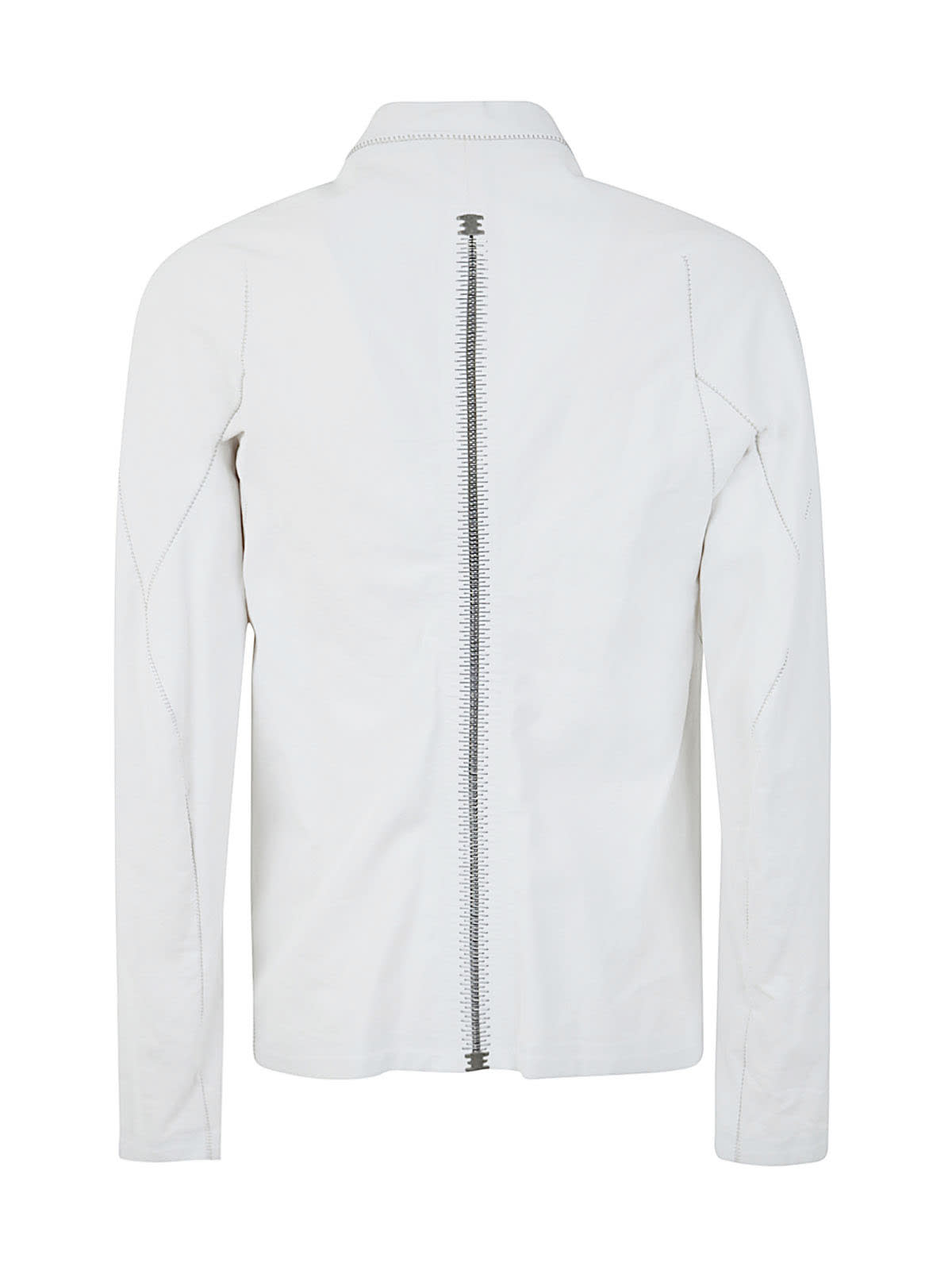 Shop Isaac Sellam Linen Bomber Jacket In White
