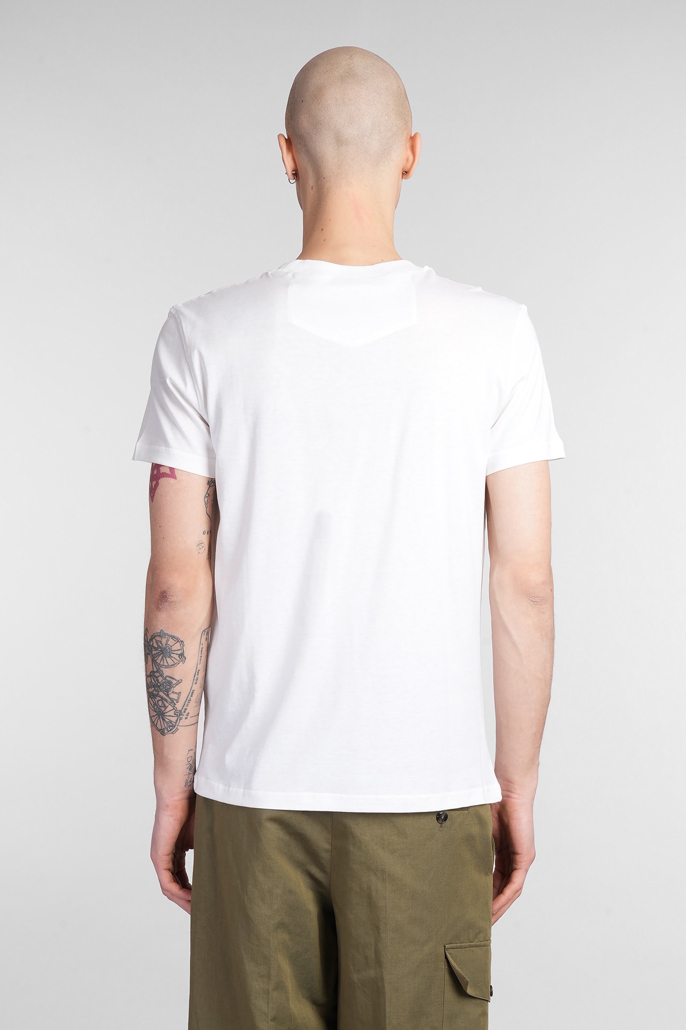 Pt Torino 01cd T-shirt In White Cotton In White