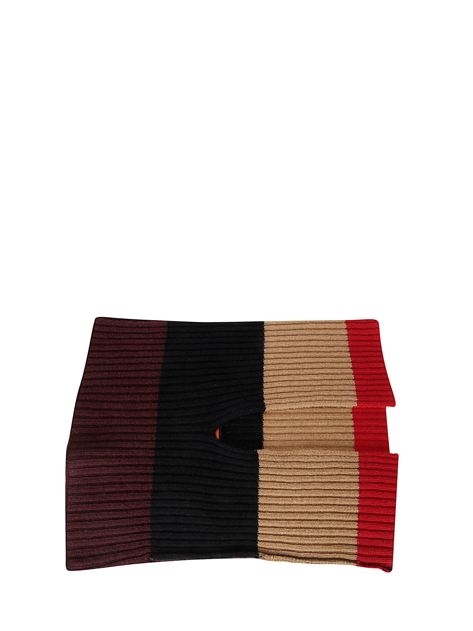 Shop Colville Folded Collar In Red-black