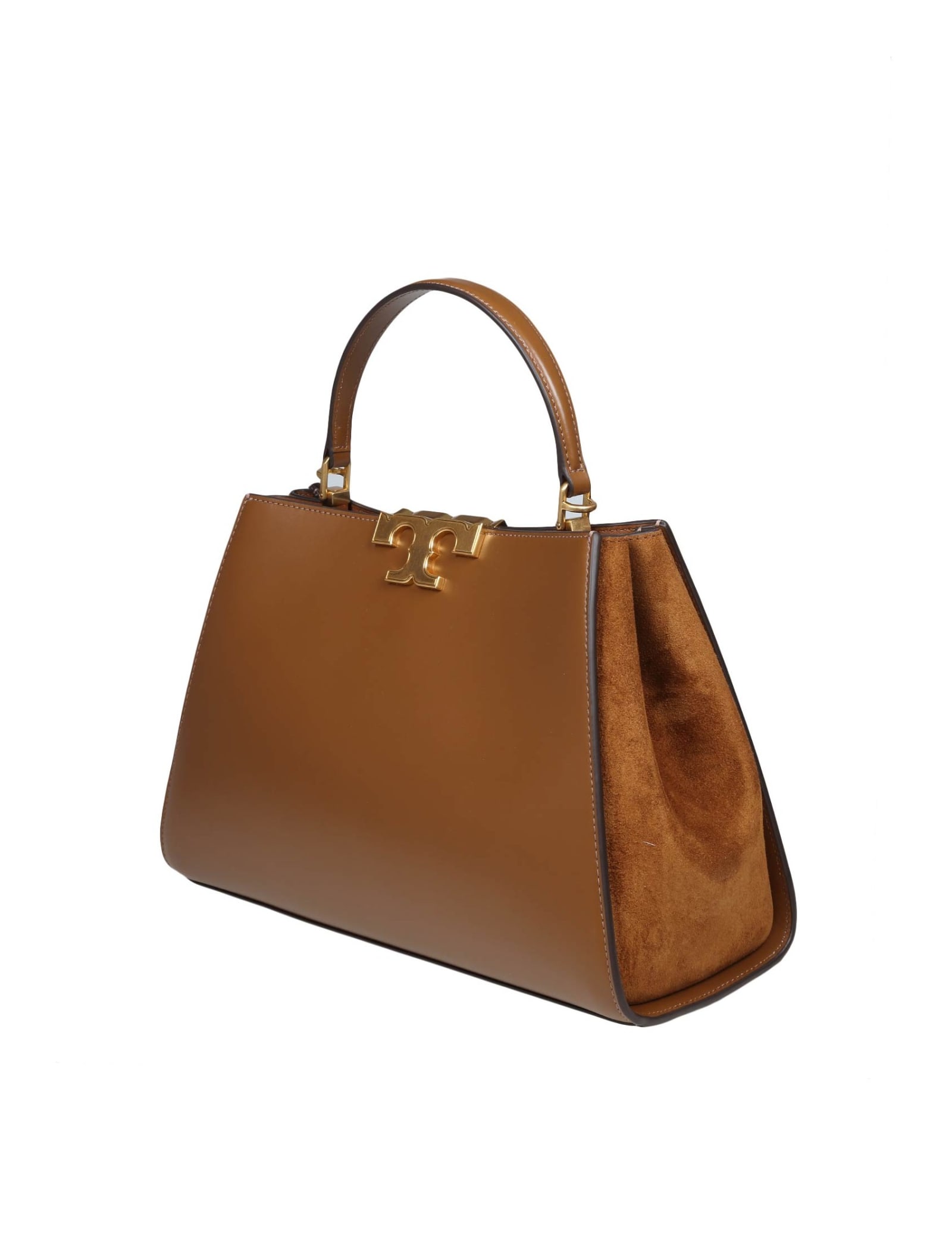 Tory Burch Eleanor Bag In Moose Color Leather In Brown ModeSens