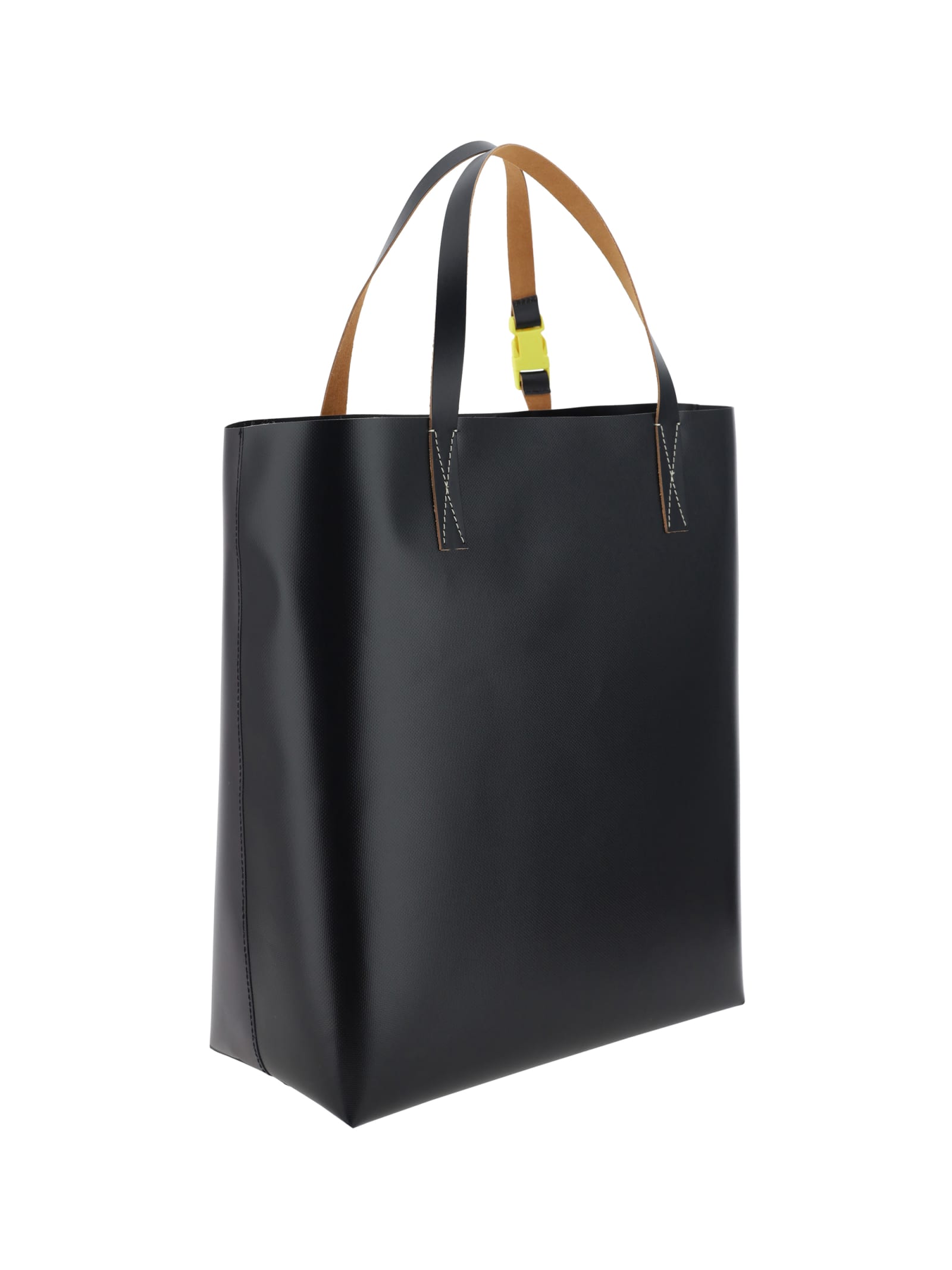 Shop Marni Handbag In Shell/black