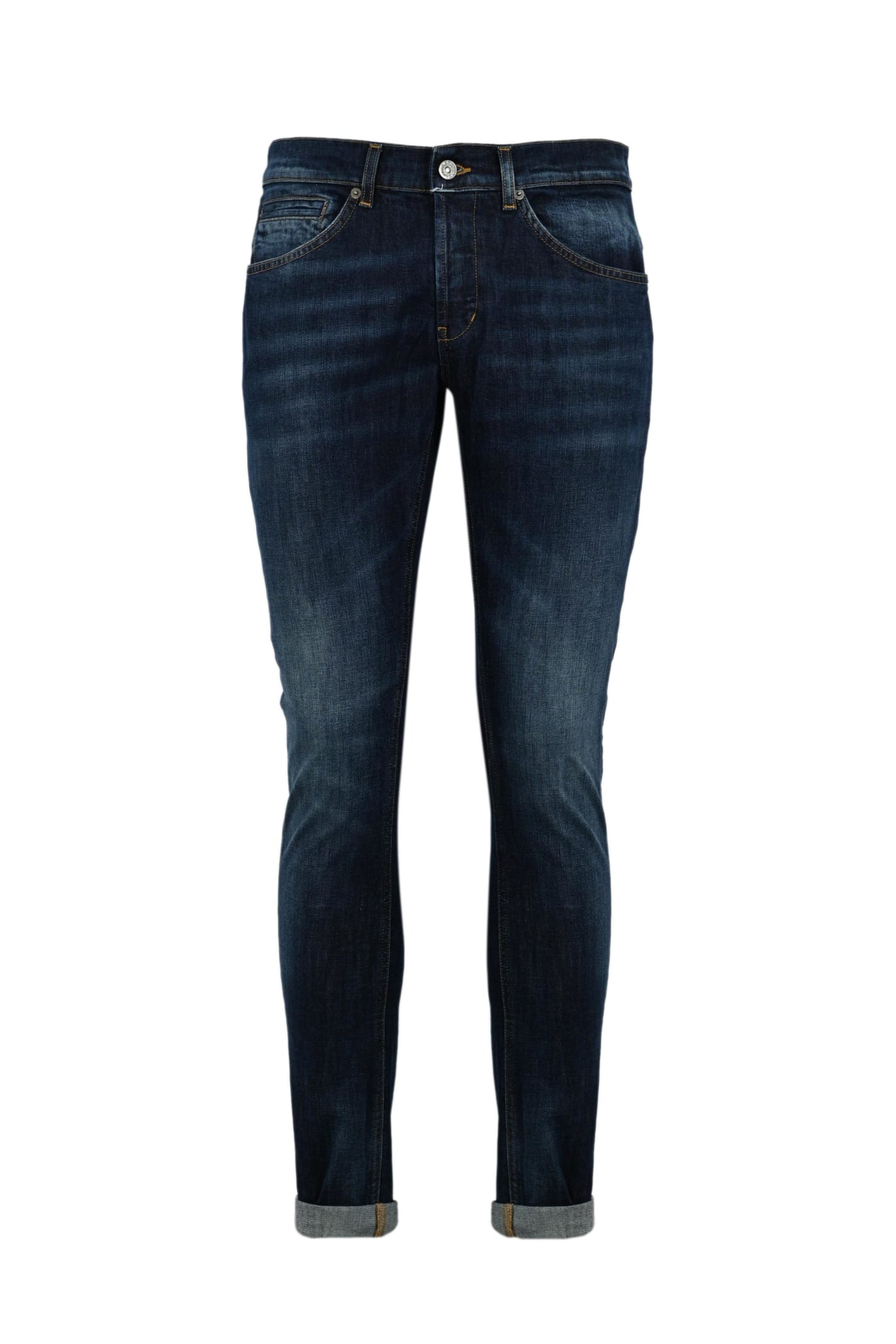 Shop Dondup George Skinny Jeans In Denim In Blu
