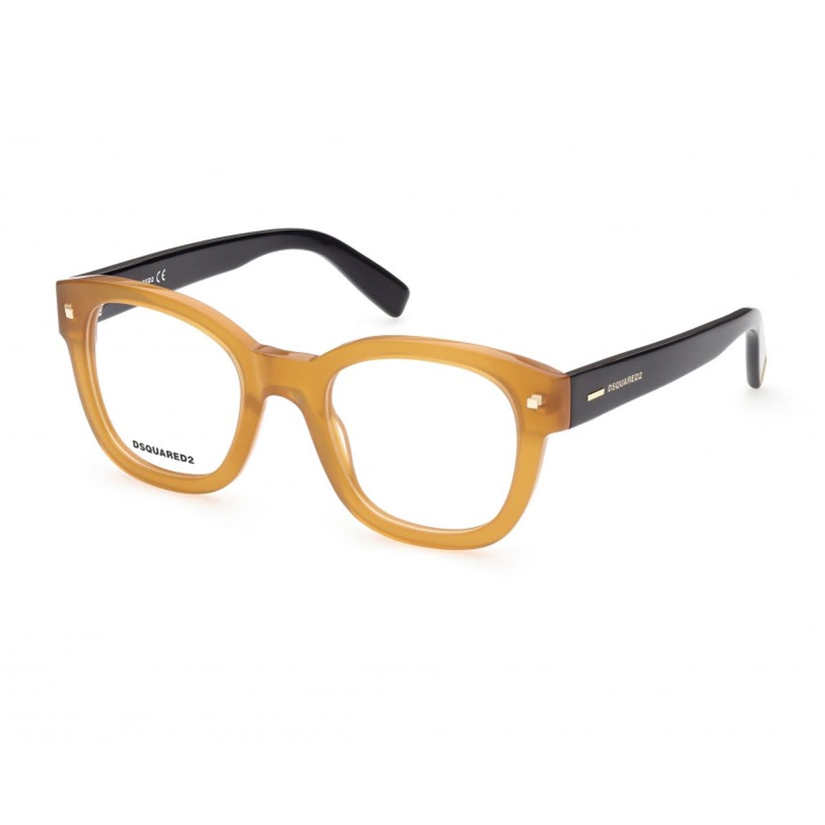 Shop Dsquared2 Dq5336 Glasses In Beige