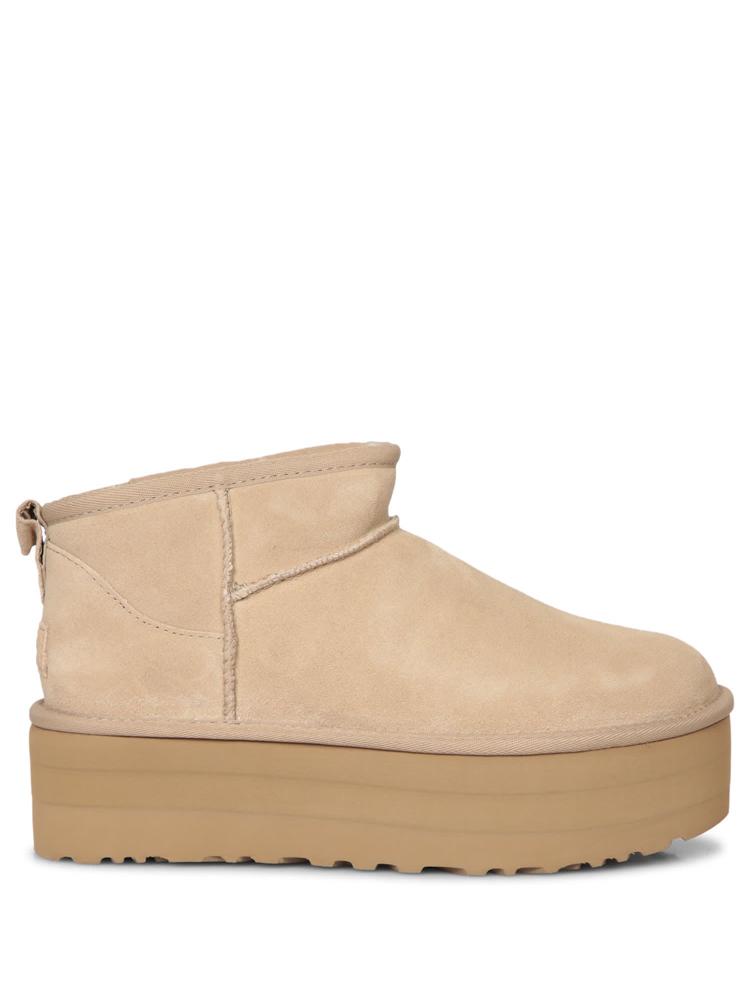 Ultra Mini Platform Sand Boots