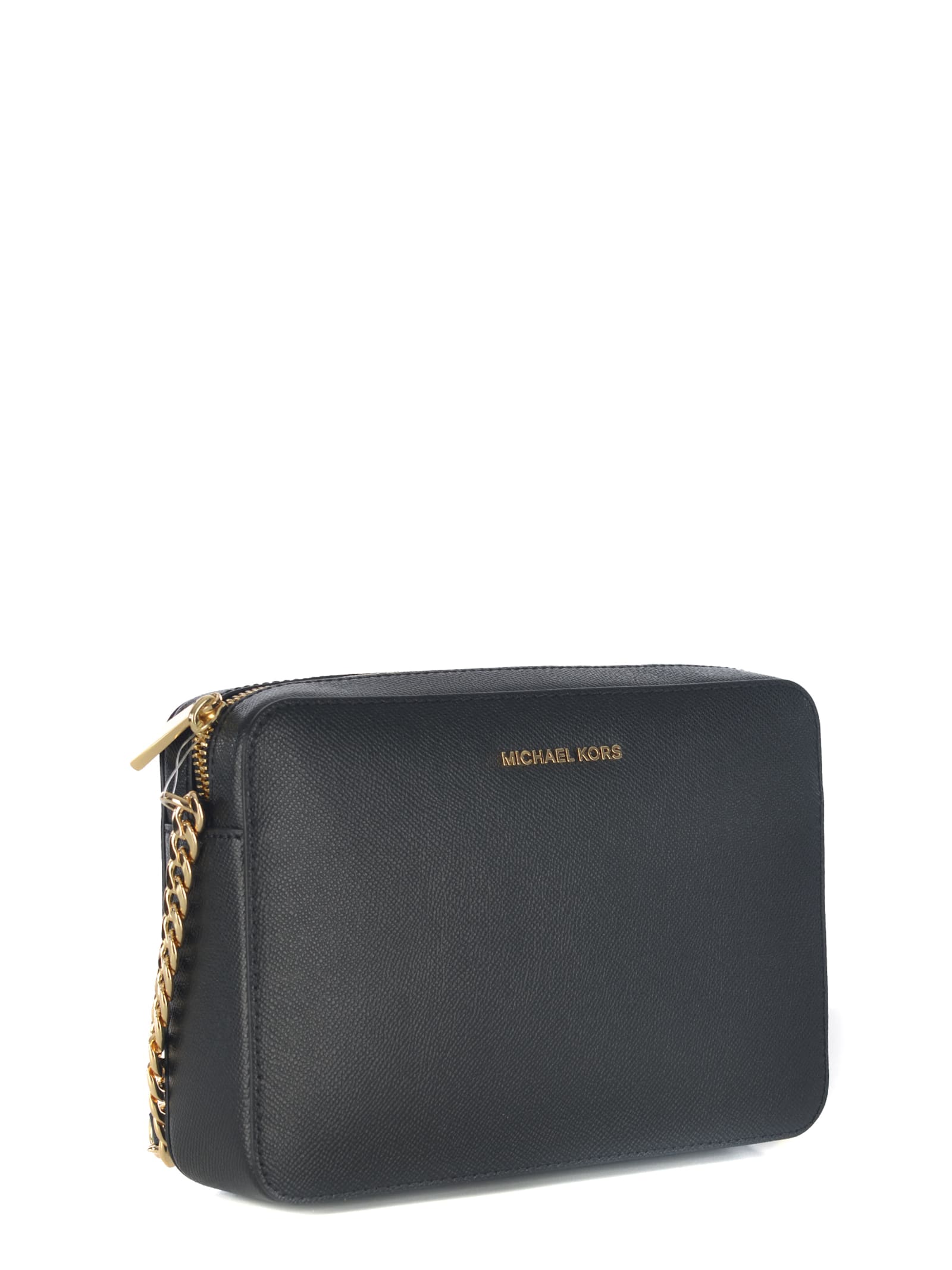 Shop Michael Kors Bag  Crossbody Made Of Saffiano Leather In Black